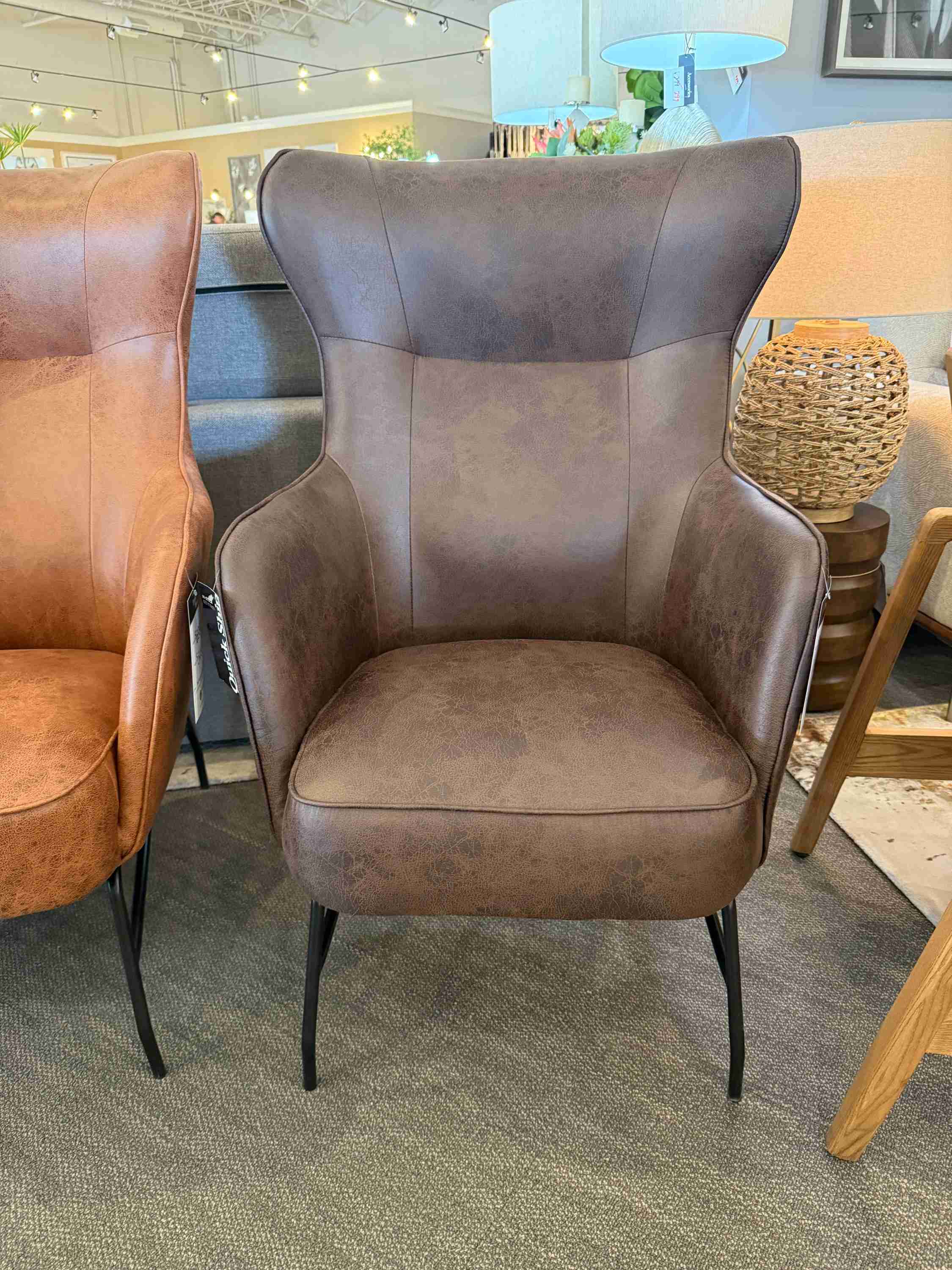 370 Accent Chair – Brown