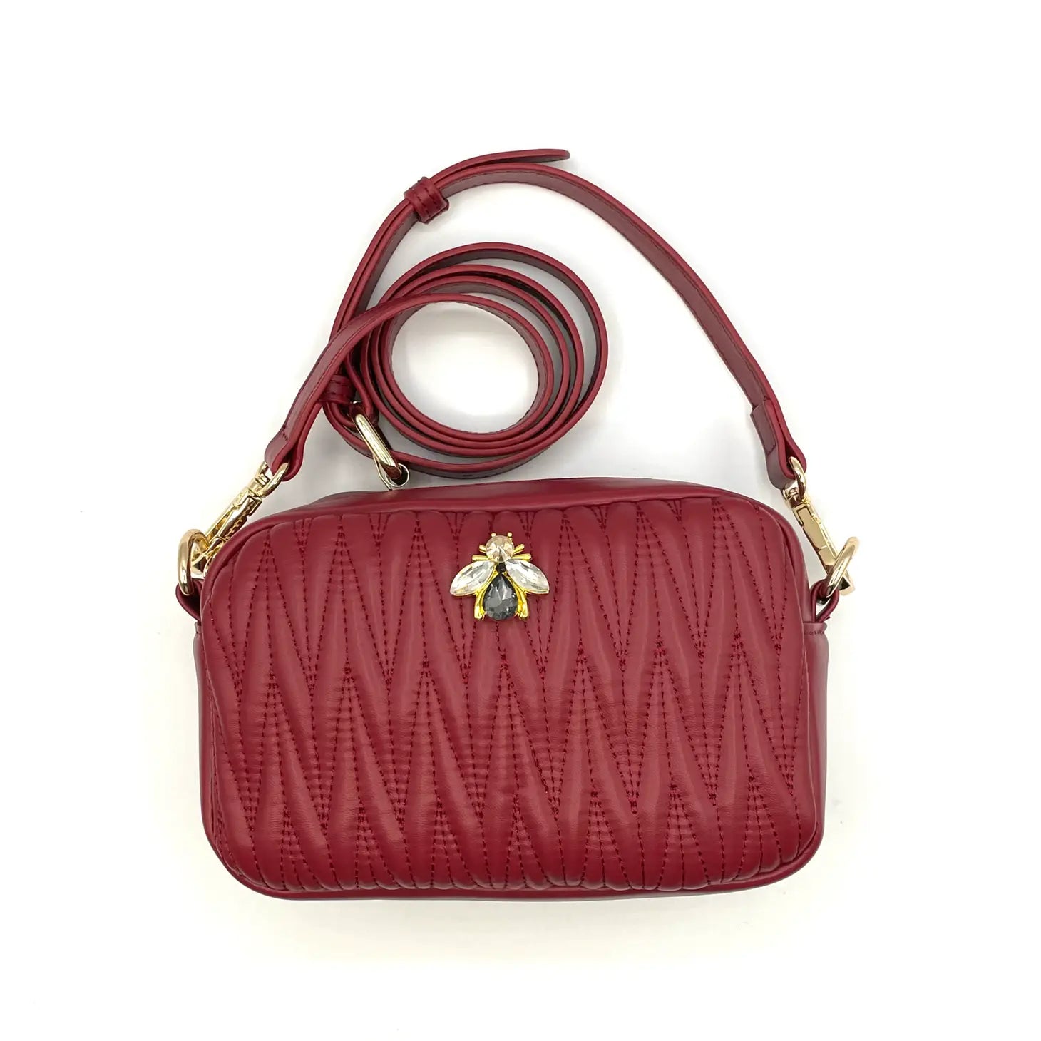 Rivington Shoulder Bag small in Burgundy
