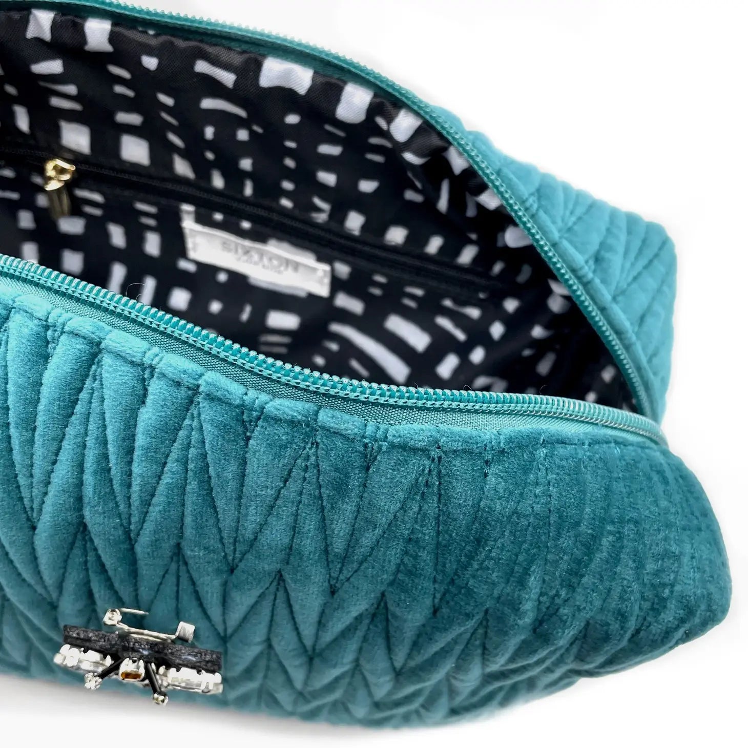 Tribeca wash bag, TEAL - Image 2
