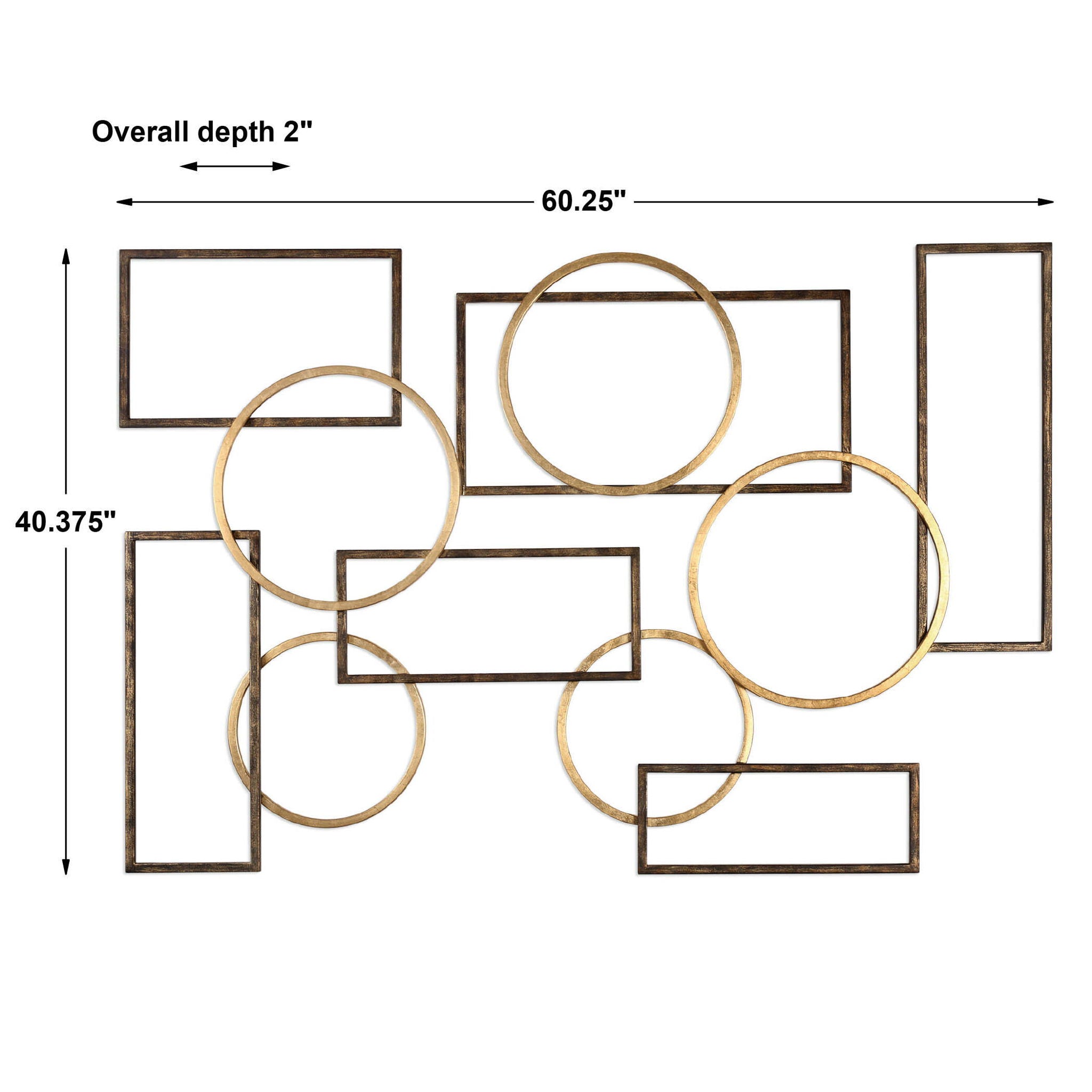Elias - Wall Art - Bronze And Gold - Image 2