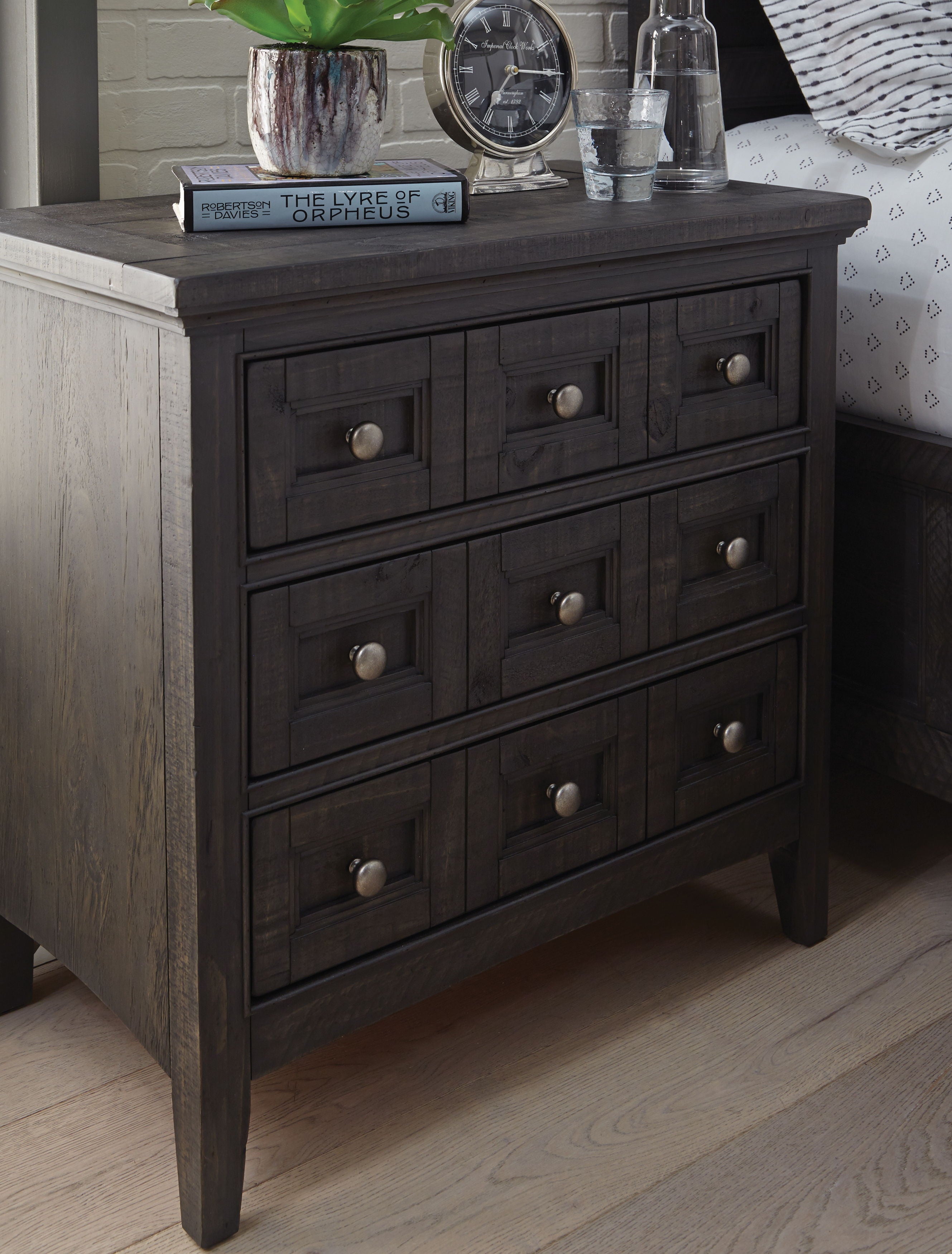 Westley Falls - Drawer Nightstand - Graphite - Image 3