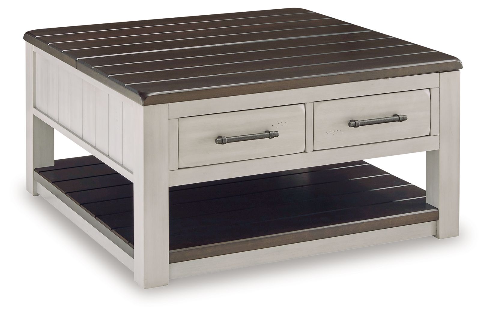 Darborn – Lift Top Cocktail Table – Gray / Brown