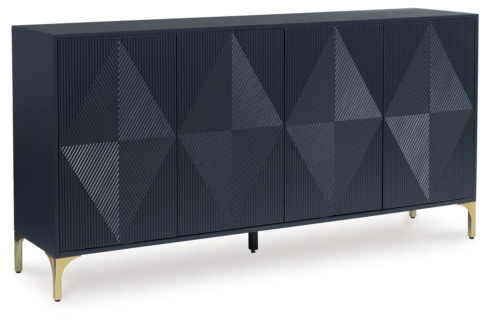 Loirwick - Accent Cabinet - Dark Blue - Image 1