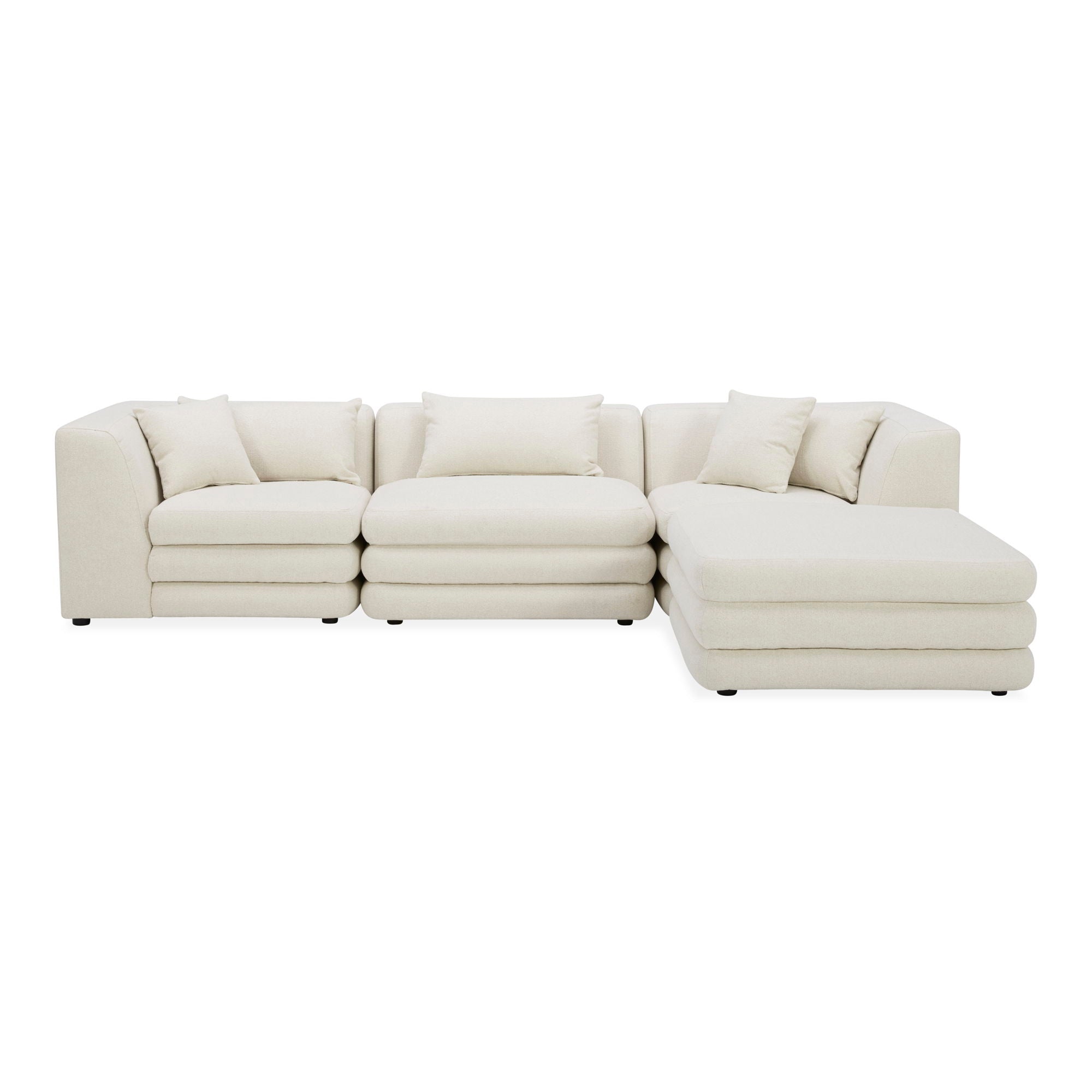 Lowtide - Lounge Modular Sectional - Warm White - Image 1