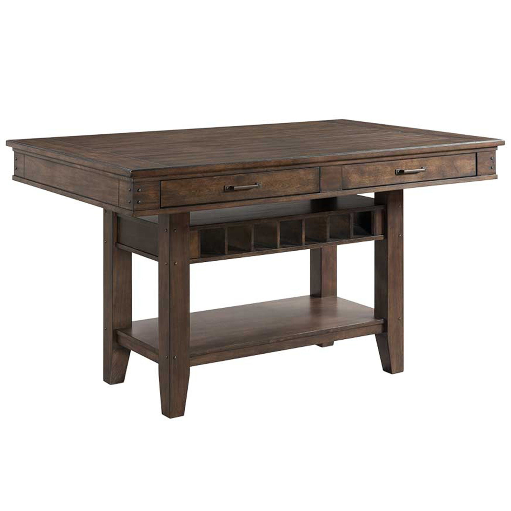 Whiskey River – Kitchen Island – Dark Brown
