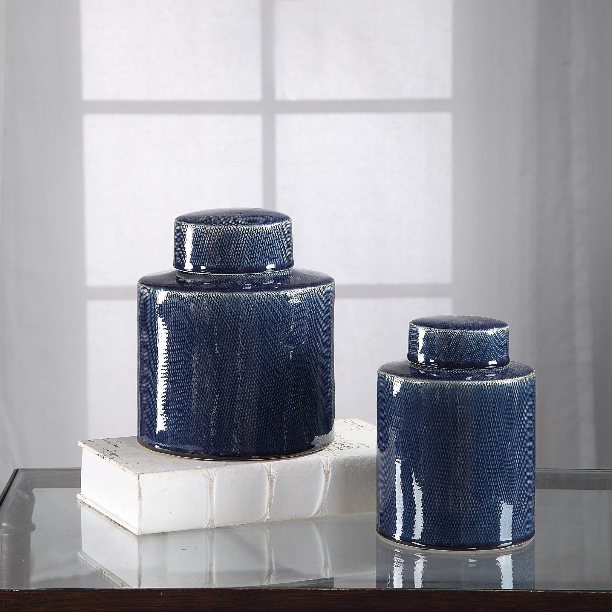 Saniya - Containers (Set of 2) - Blue - Image 3