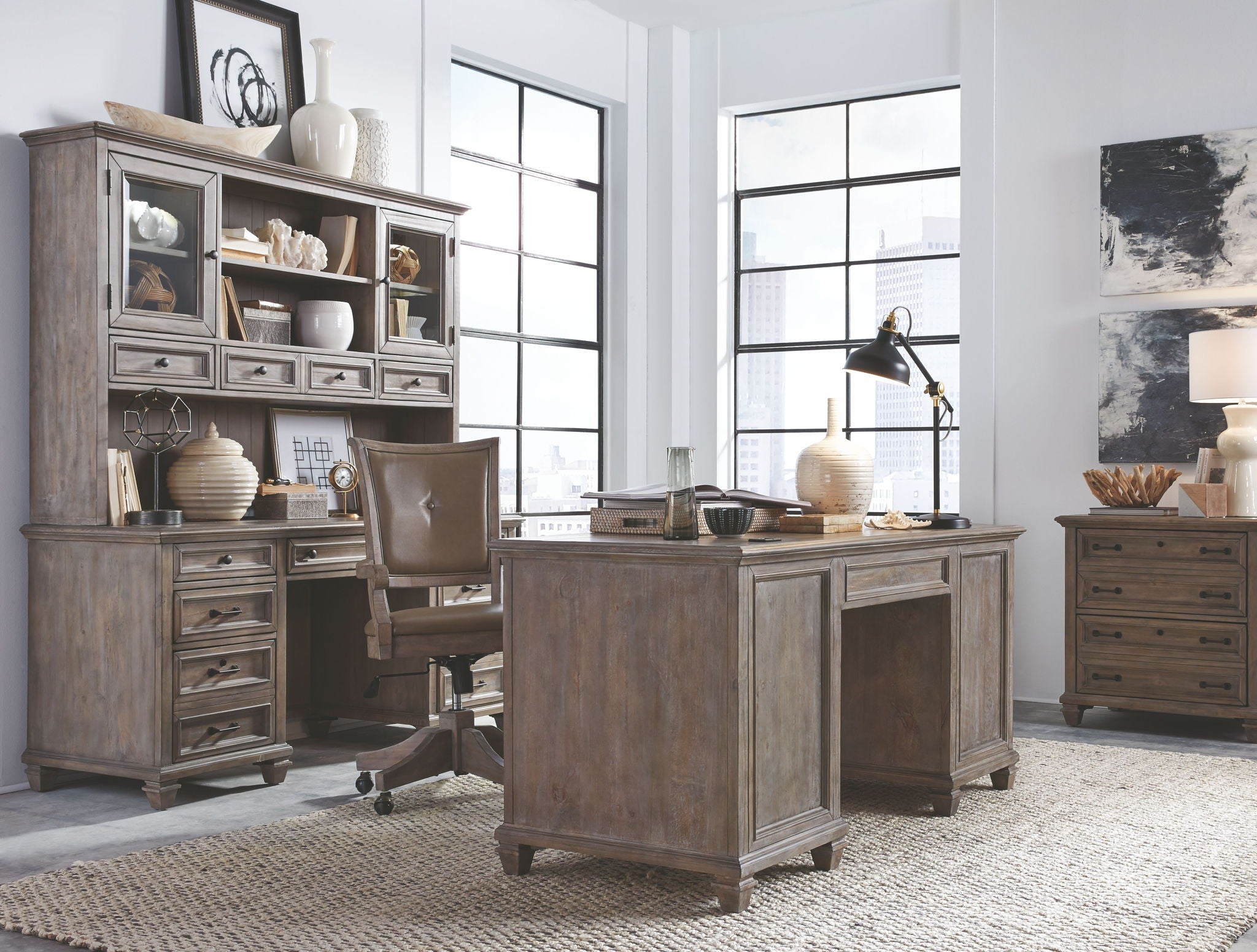 Lancaster - Credenza - Dove Tail Gray - Image 2