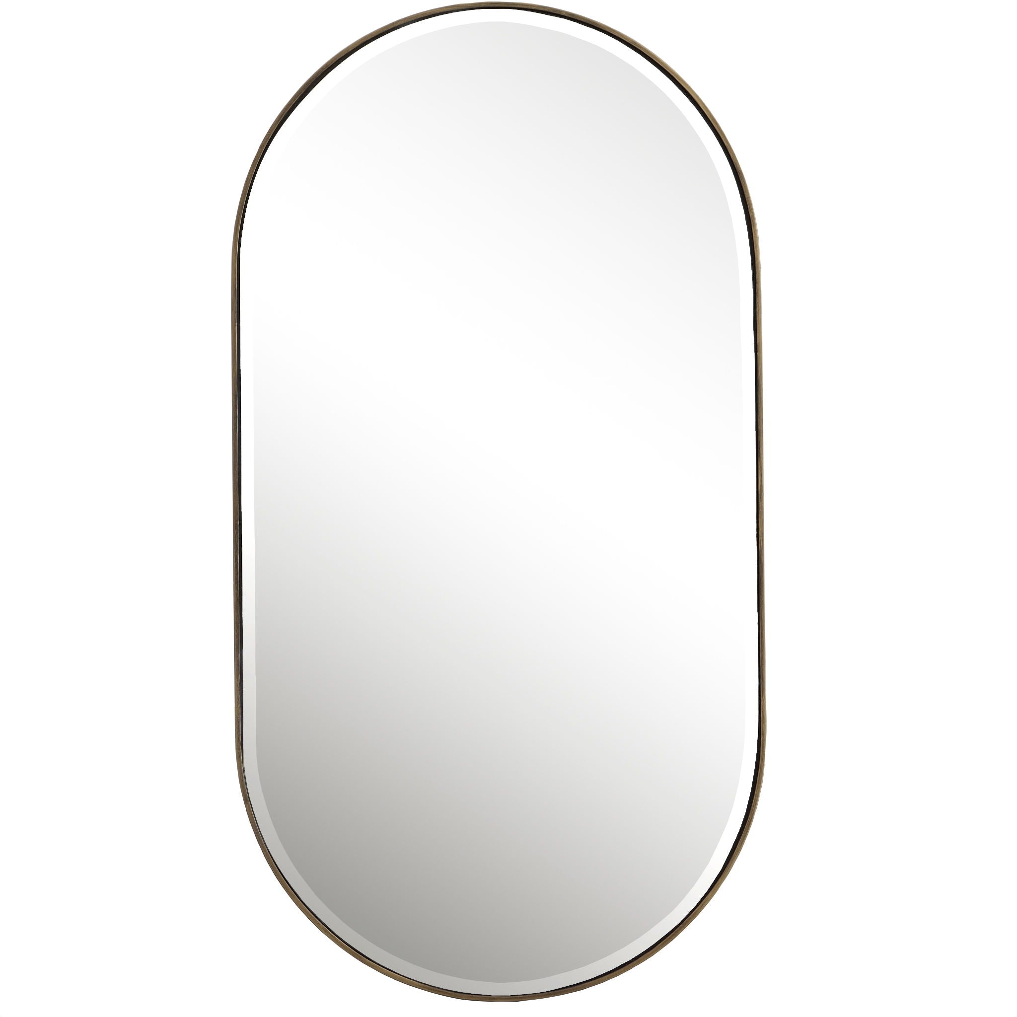 Lago - Oval Gold Mirror - Image 1