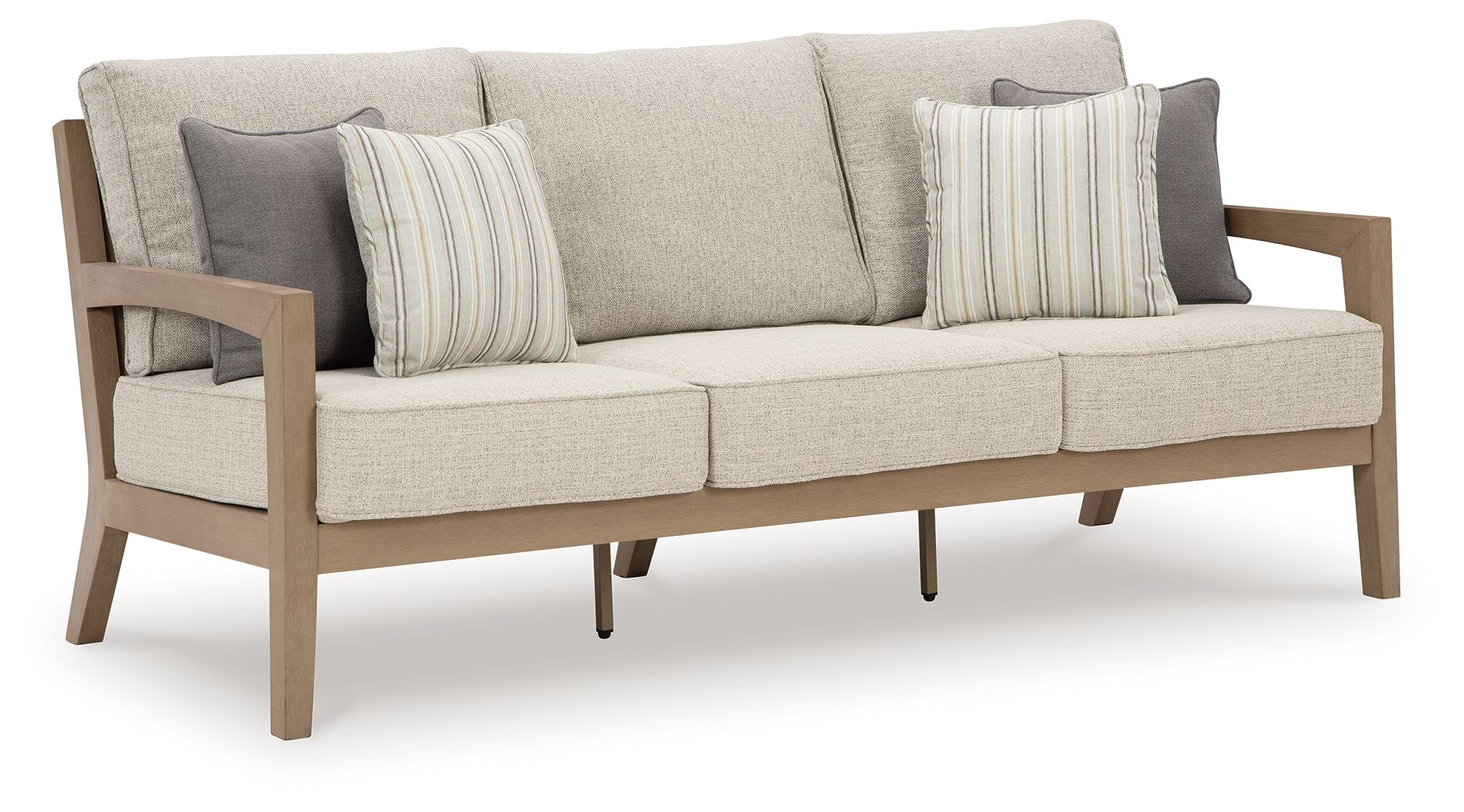 Hallow Creek – Sofa With Cushion – Driftwood