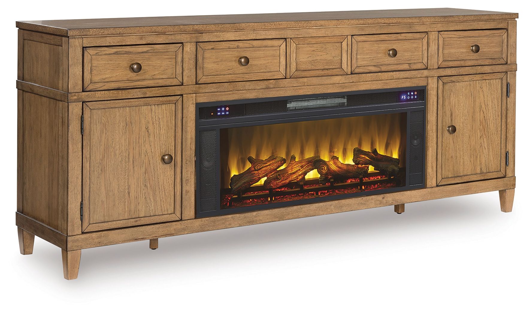 Sharlance – 81″ TV Stand With Electric Fireplace