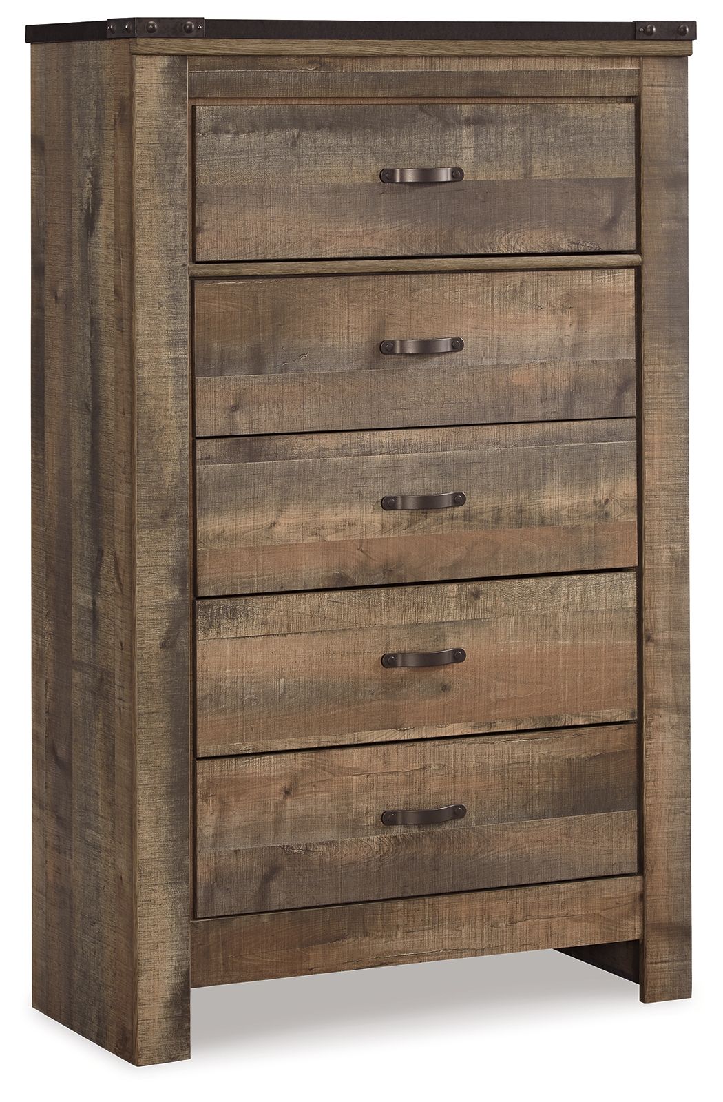Trinell - Five Drawer Chest - Brown - Image 1