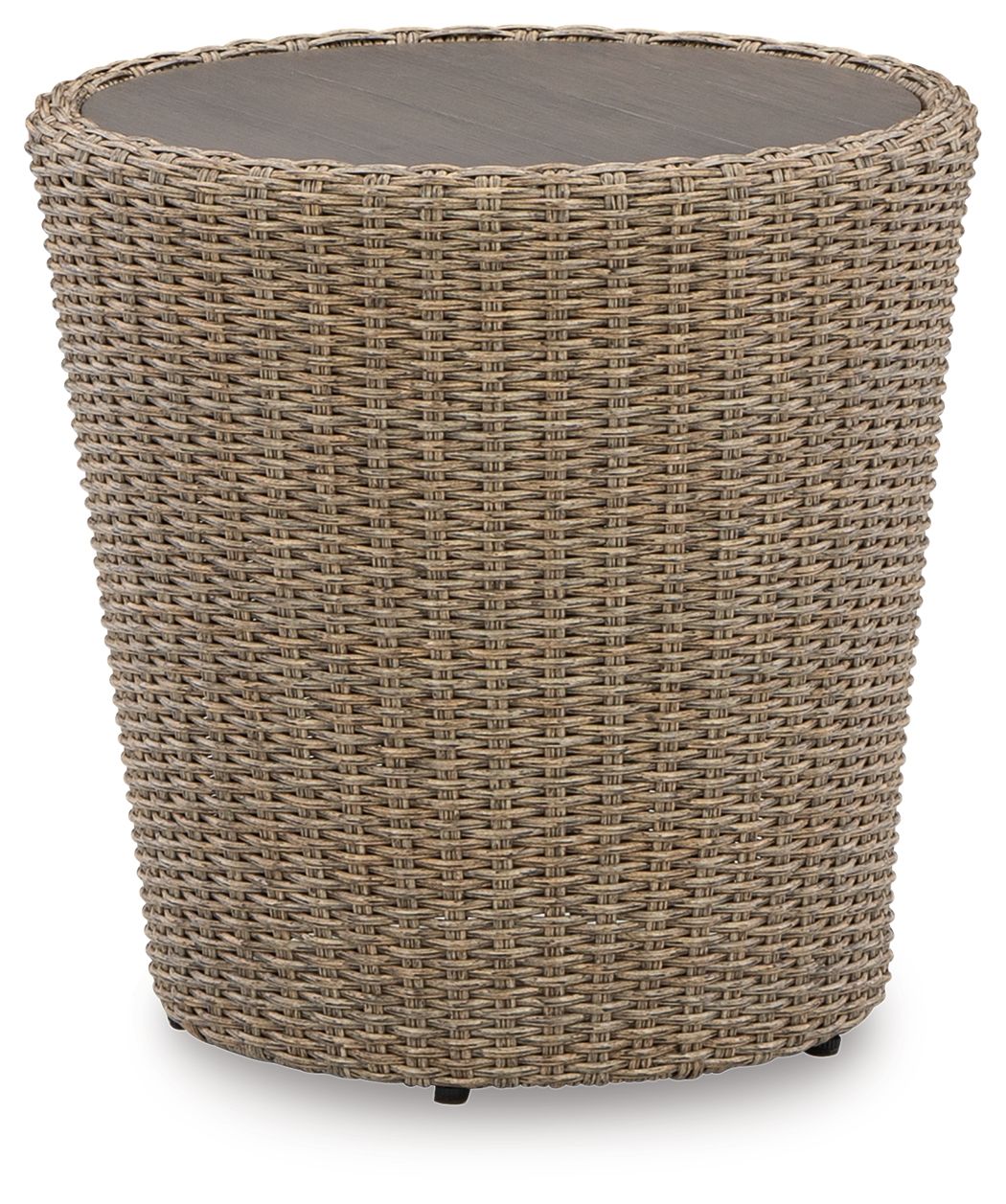 Danson – Round End Table – Beige