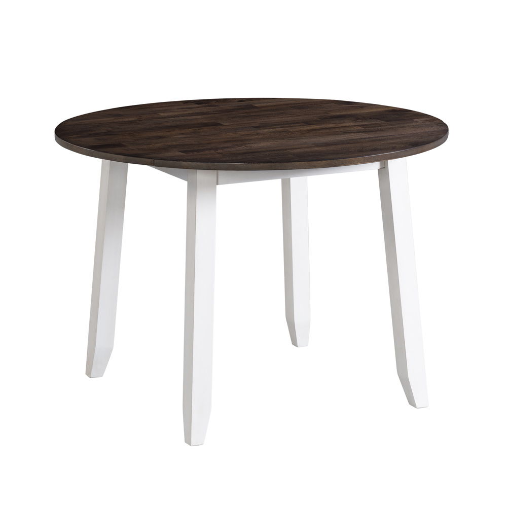Kona - Drop Leaf Table - Gray / White - Image 1