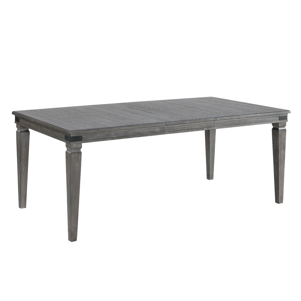Foundry – Dining Table – Brushed Pewter