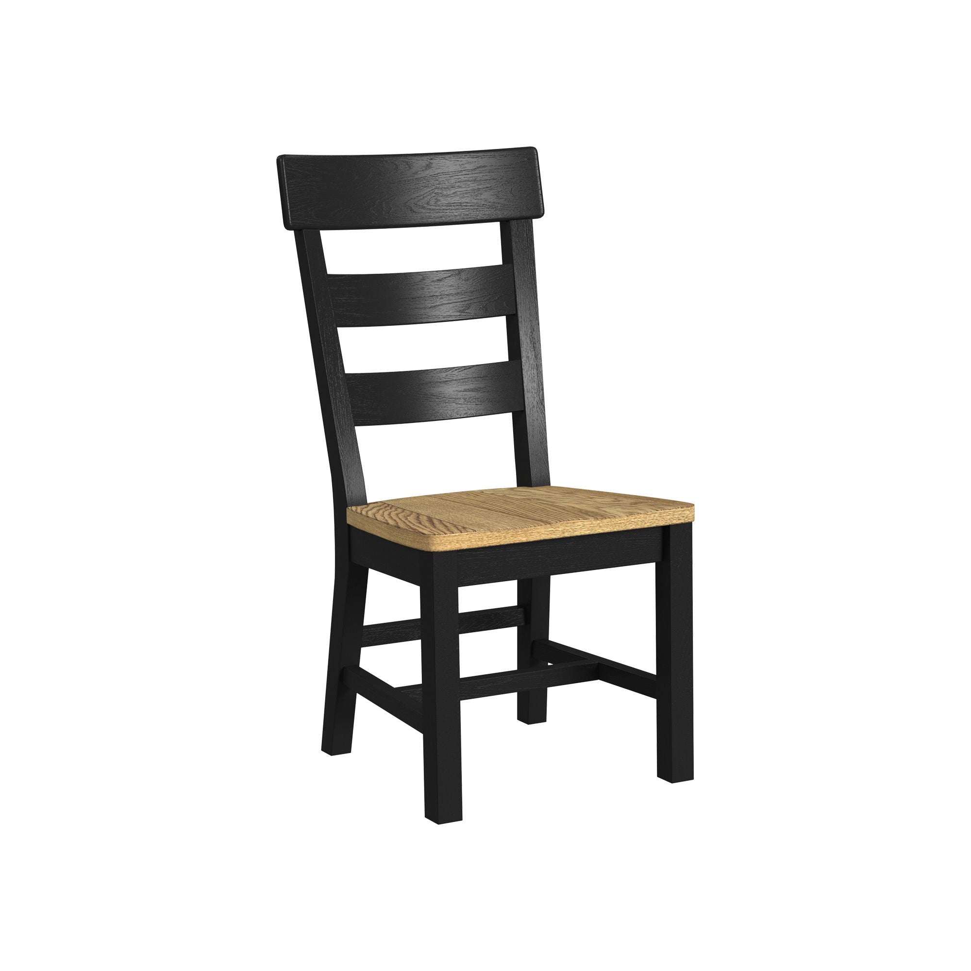 Hendricks - Ladder Chair - Rustic Wheat / Raven - Image 1