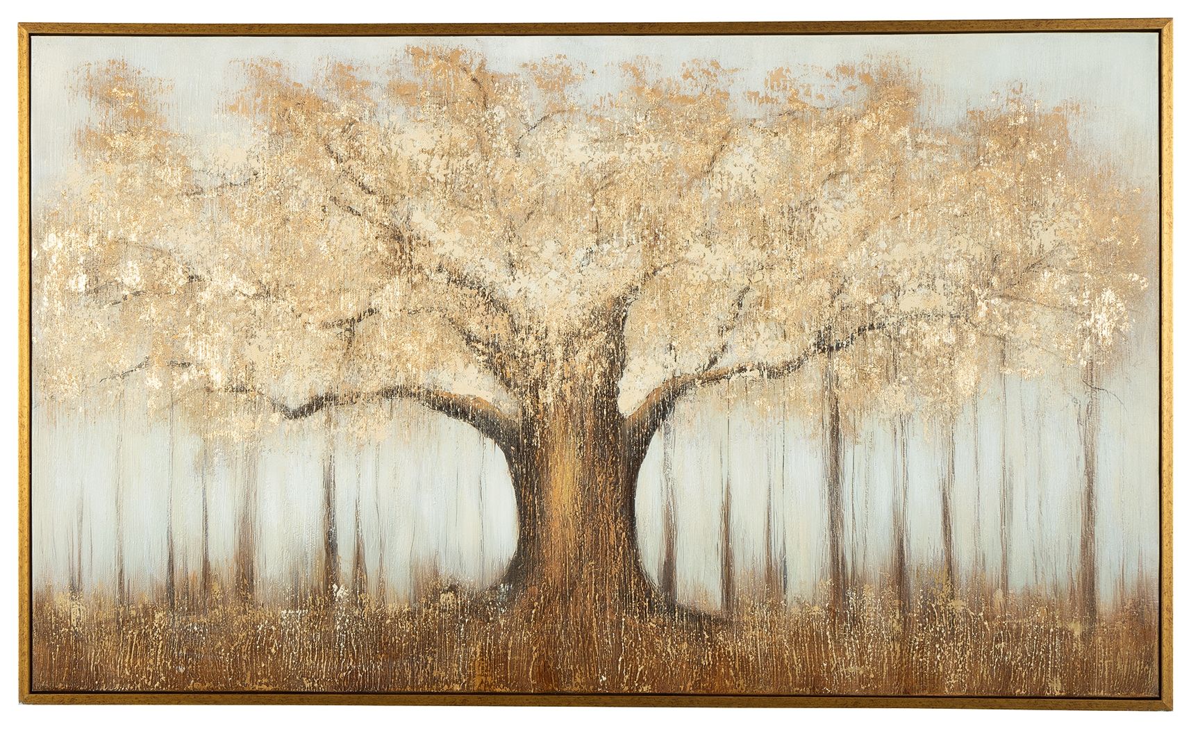 Dalewick – Wall Art – Brown / Gray / Gold Finish