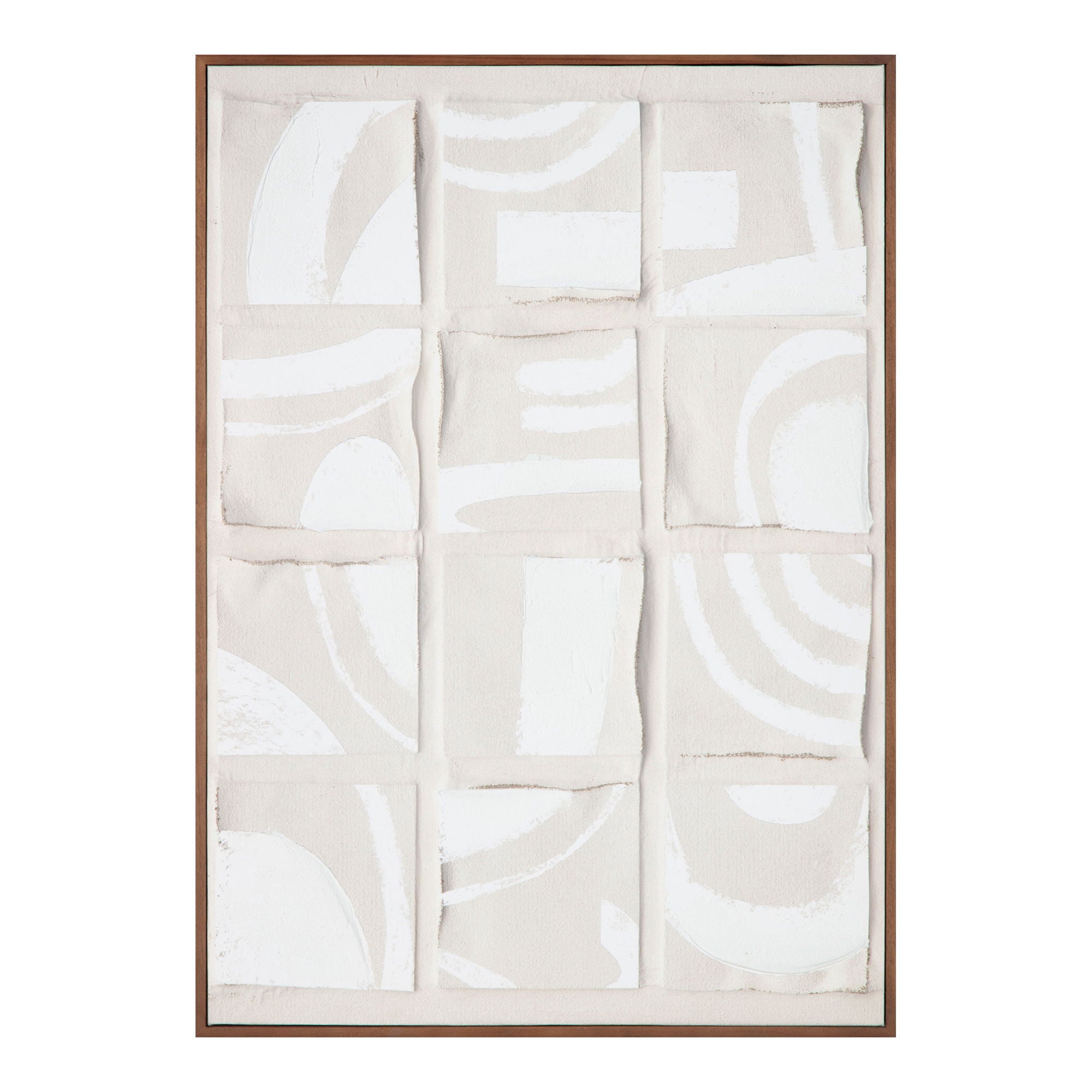 Unfold - 2 Framed Print - White - Image 1