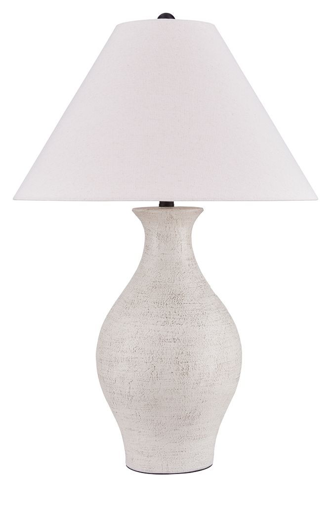 Ashbend – Ceramic Table Lamp – Antique White