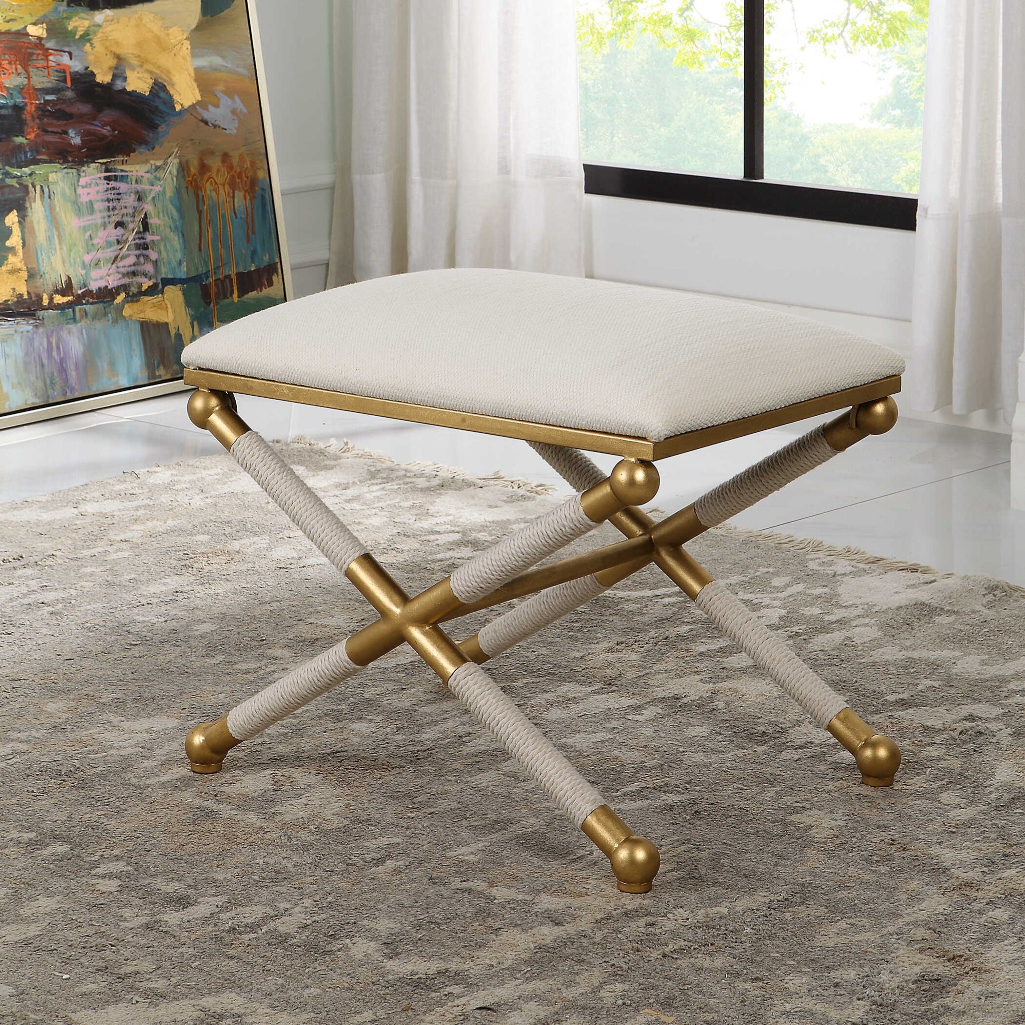 Socialite - Small Bench - Beige - Image 3