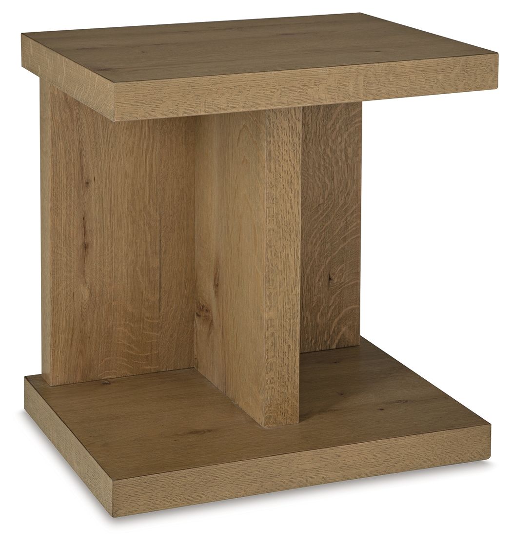 Brinstead – Chair Side End Table – Light Brown