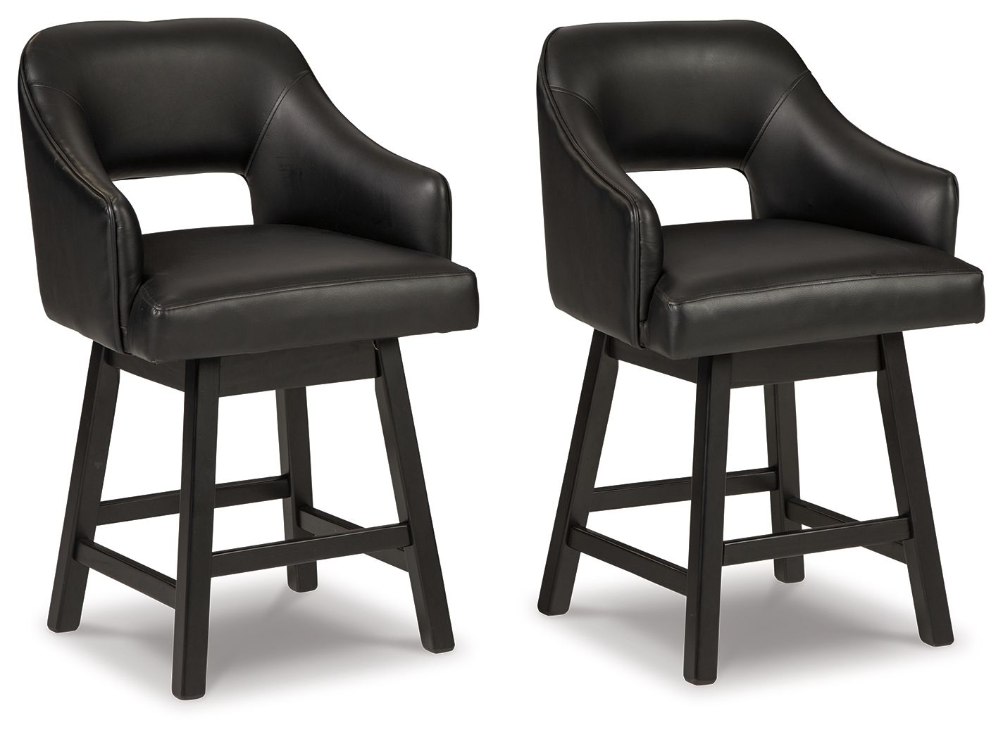 Tallenger - Upholstered Swivel Barstool (Set of 2) - Image 2