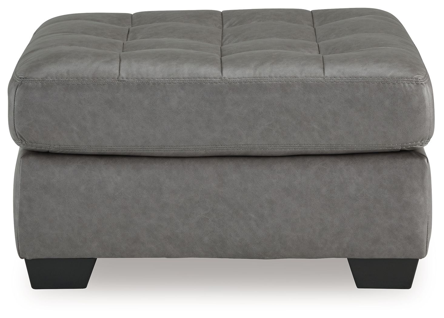 Clairette Court - Oversized Accent Ottoman - Alloy - Image 3