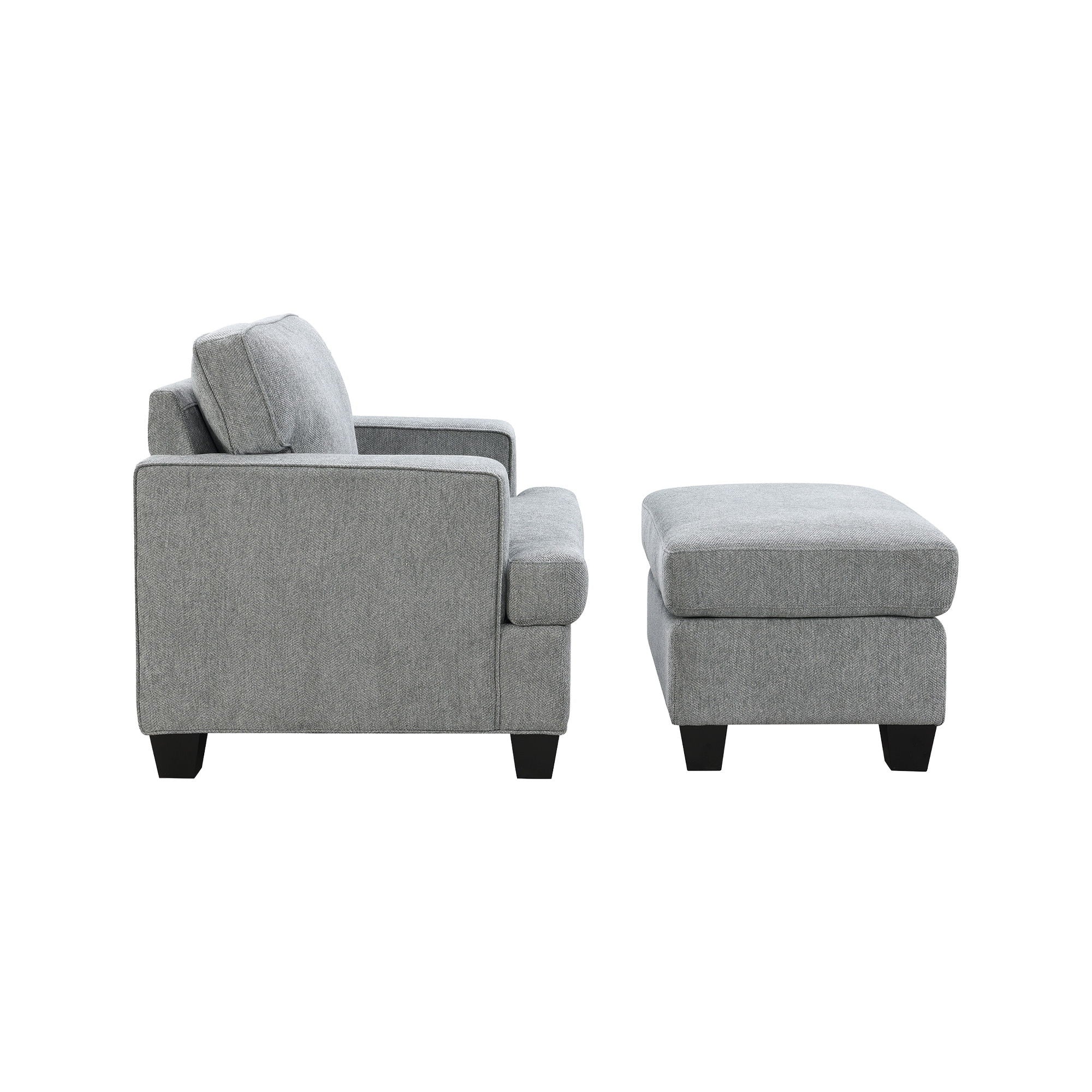 Baldwin - Ottoman - Dalton Graphite - Image 3