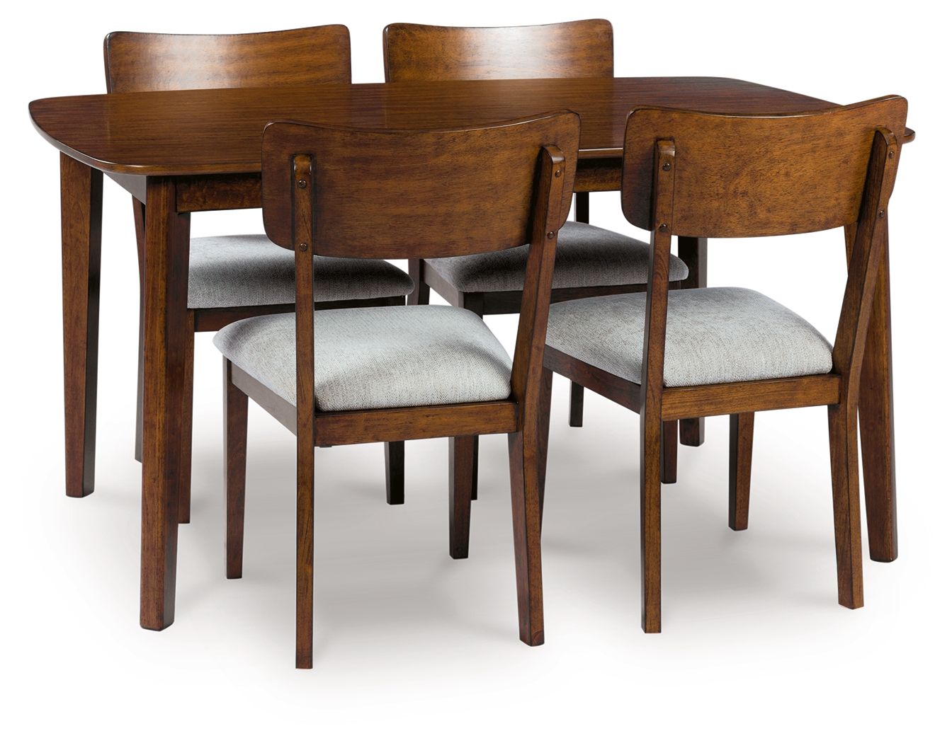 Tameride – Dining Room Table Set (Set of 5) – Brown