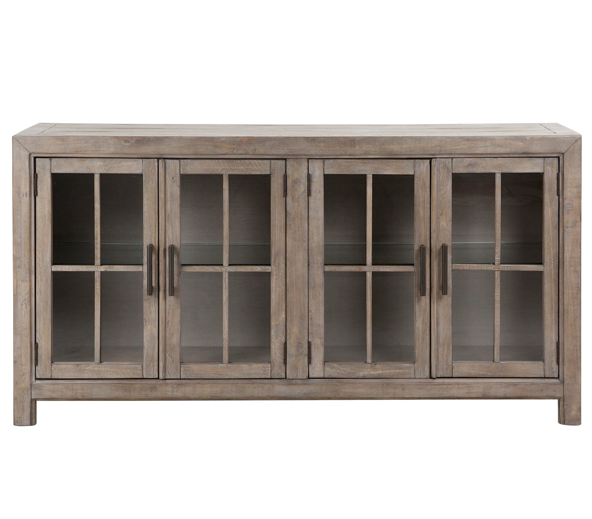 Tinley Park – Buffet Curio Cabinet – Dove Tail Gray