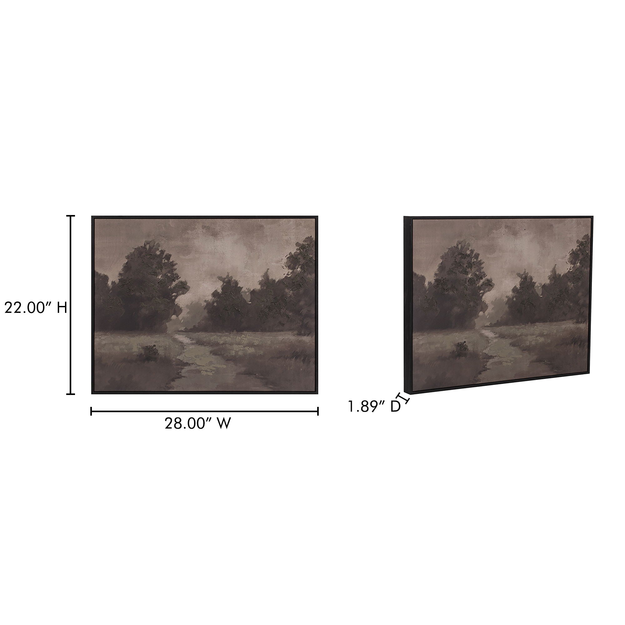 Alder - Framed Painting - Multicolor - Image 2