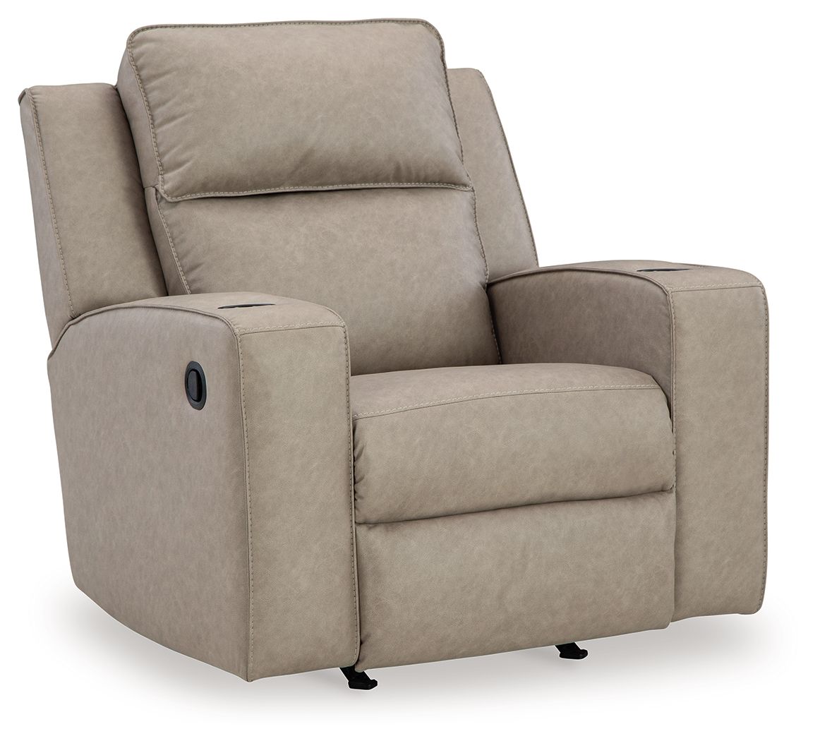 Lavenhorne – Rocker Recliner – Faux Leather – Pebble