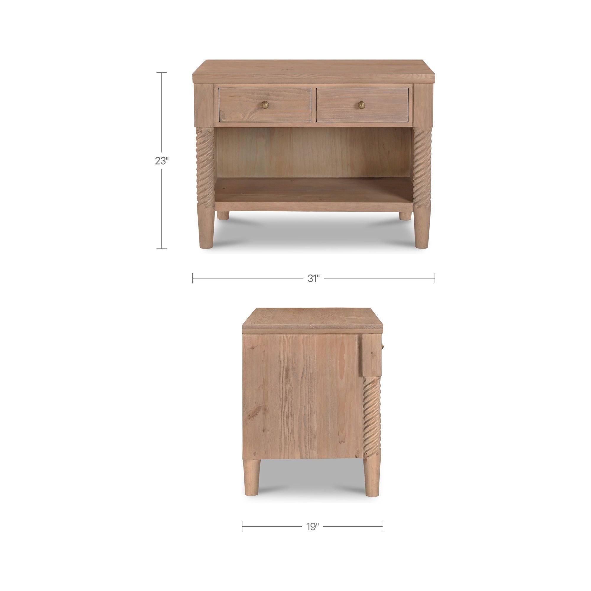 Joni - Nightstand - Natural - Image 2