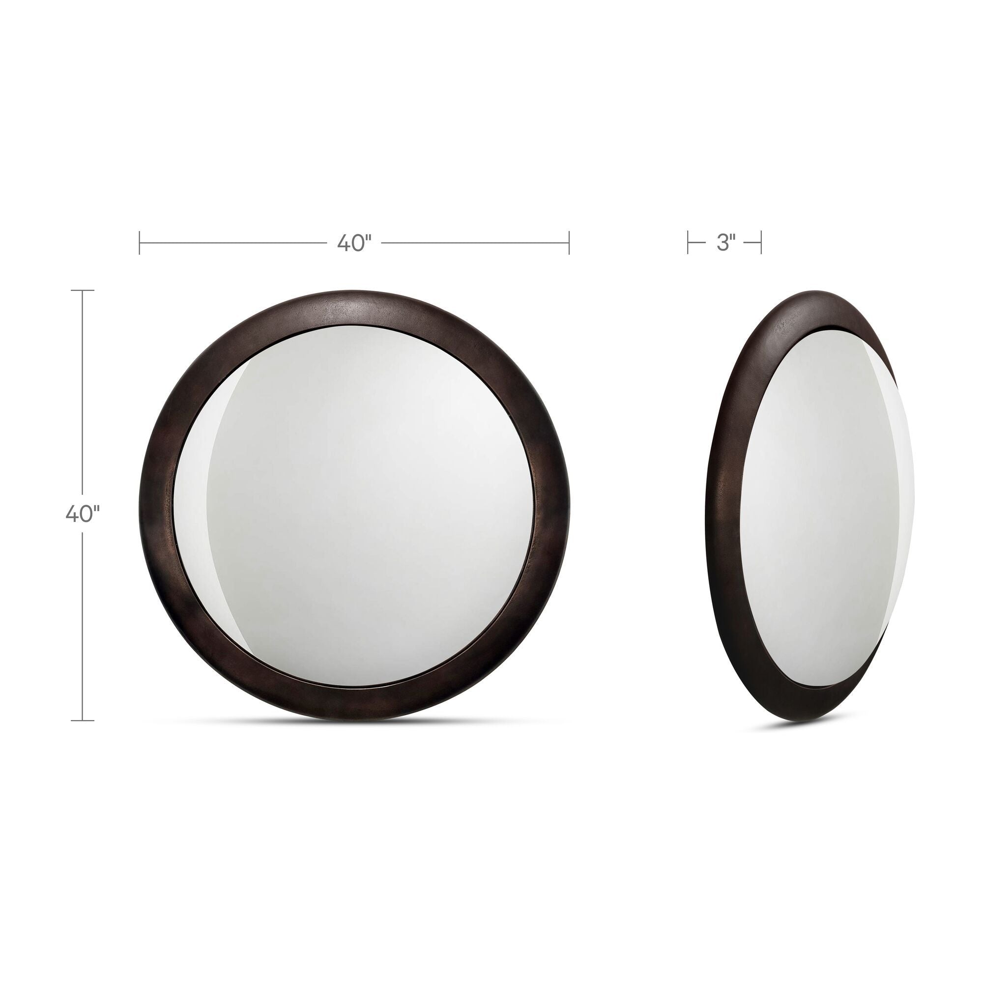 Otis - Mirror - Blackened Bronze - Image 2