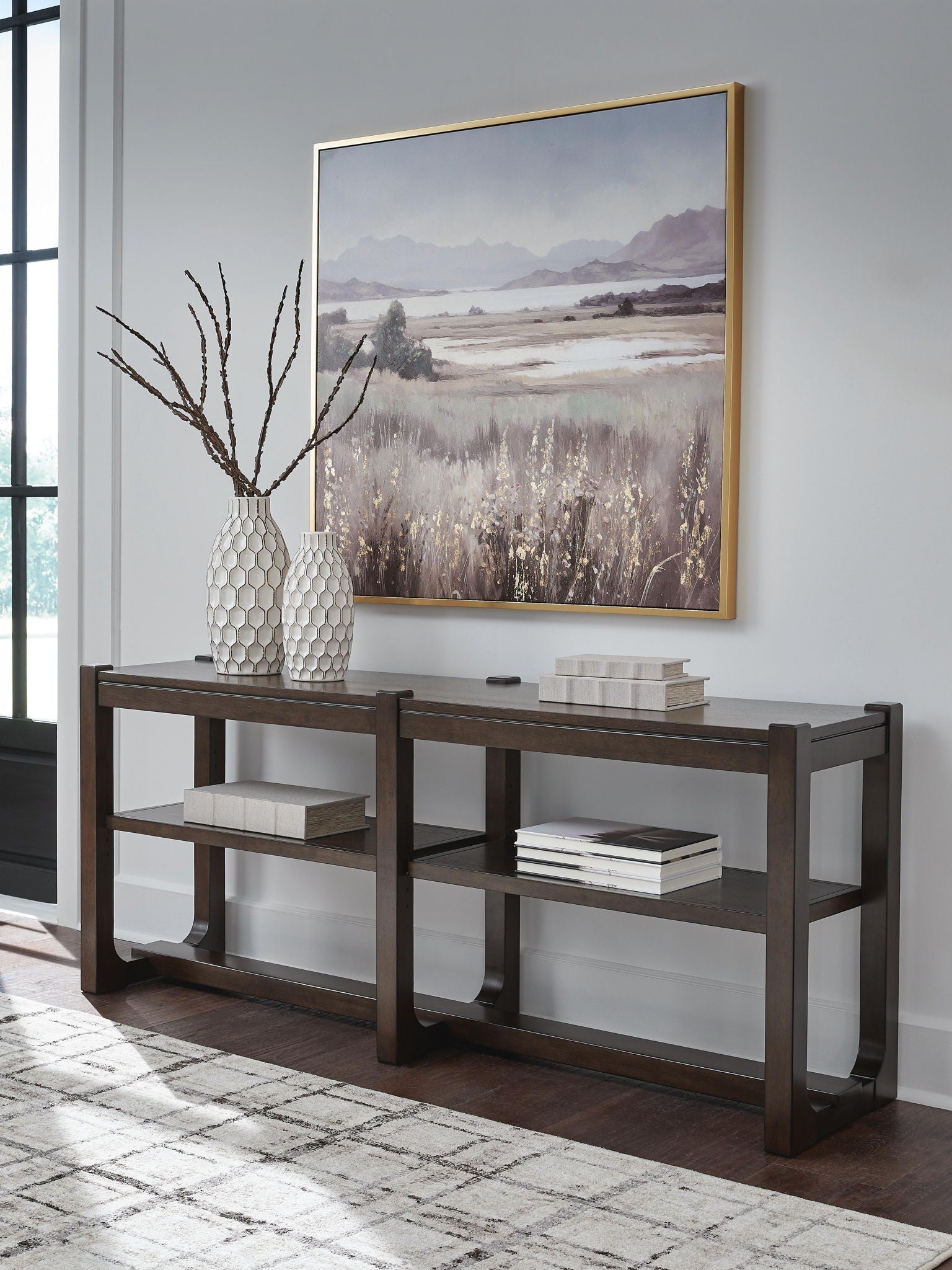 Breckington - Sofa Table - Dark Brown - Image 3