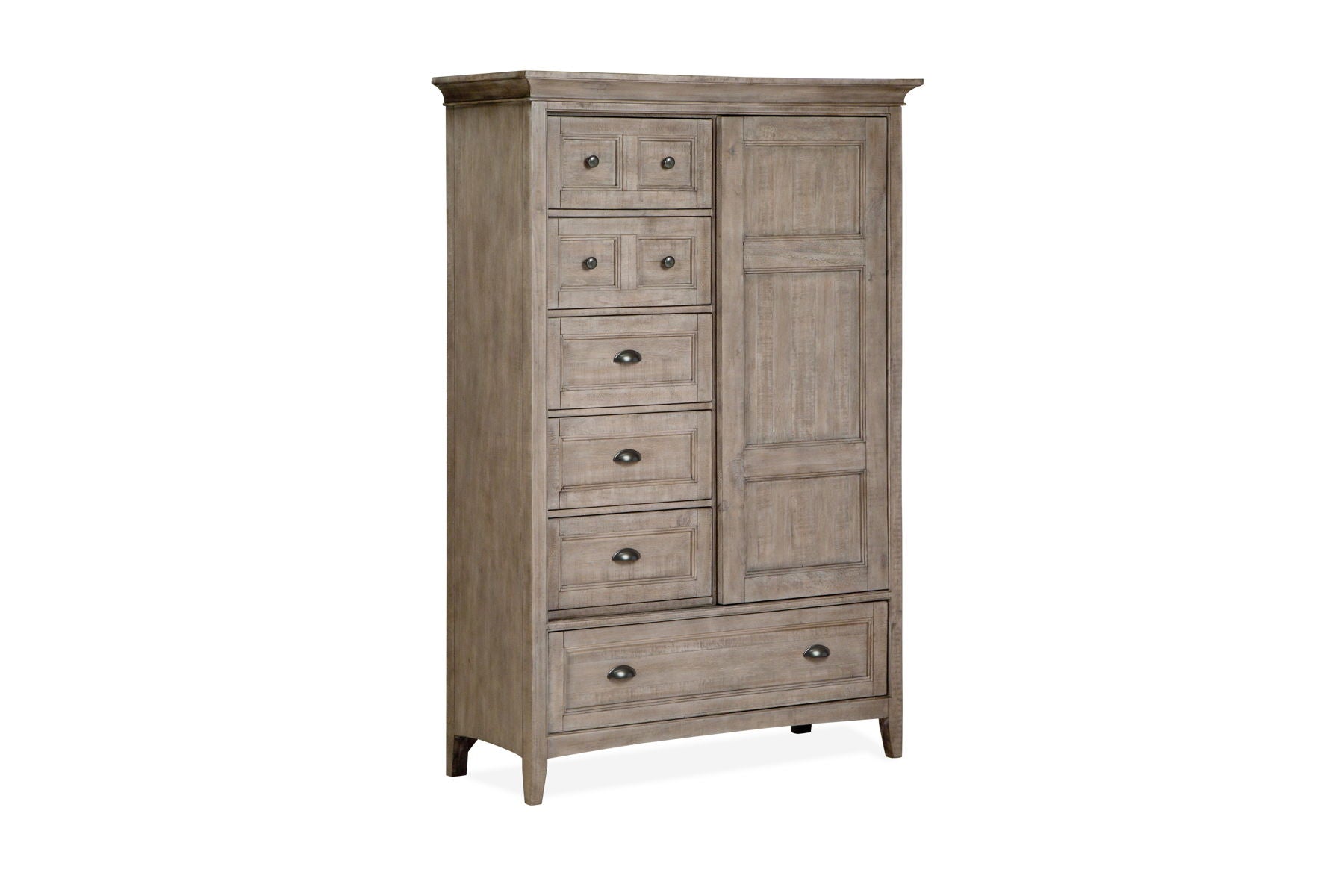 Paxton Place – Wood Door Chest – Dove Tail Gray