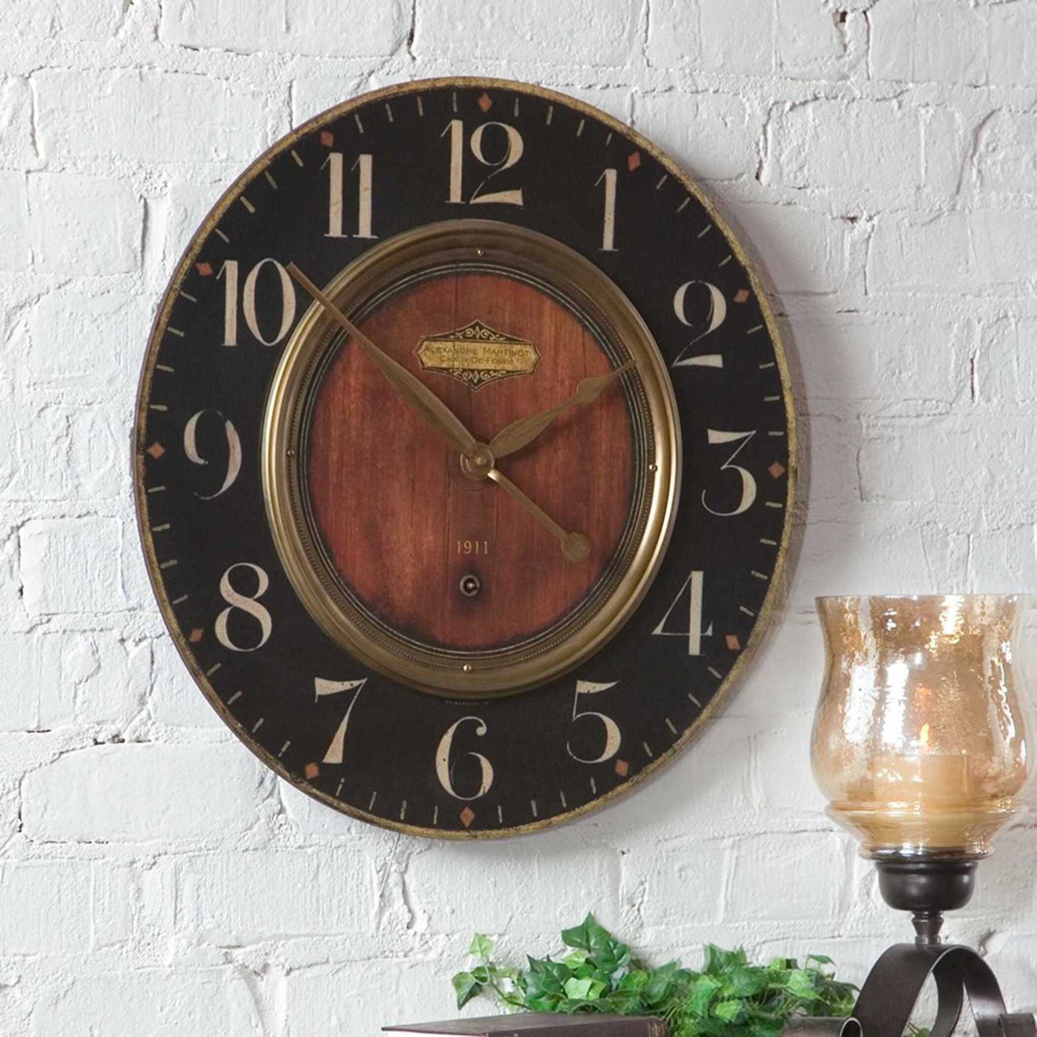 Alexandre Martinot - 23" Clock - Black - Image 2