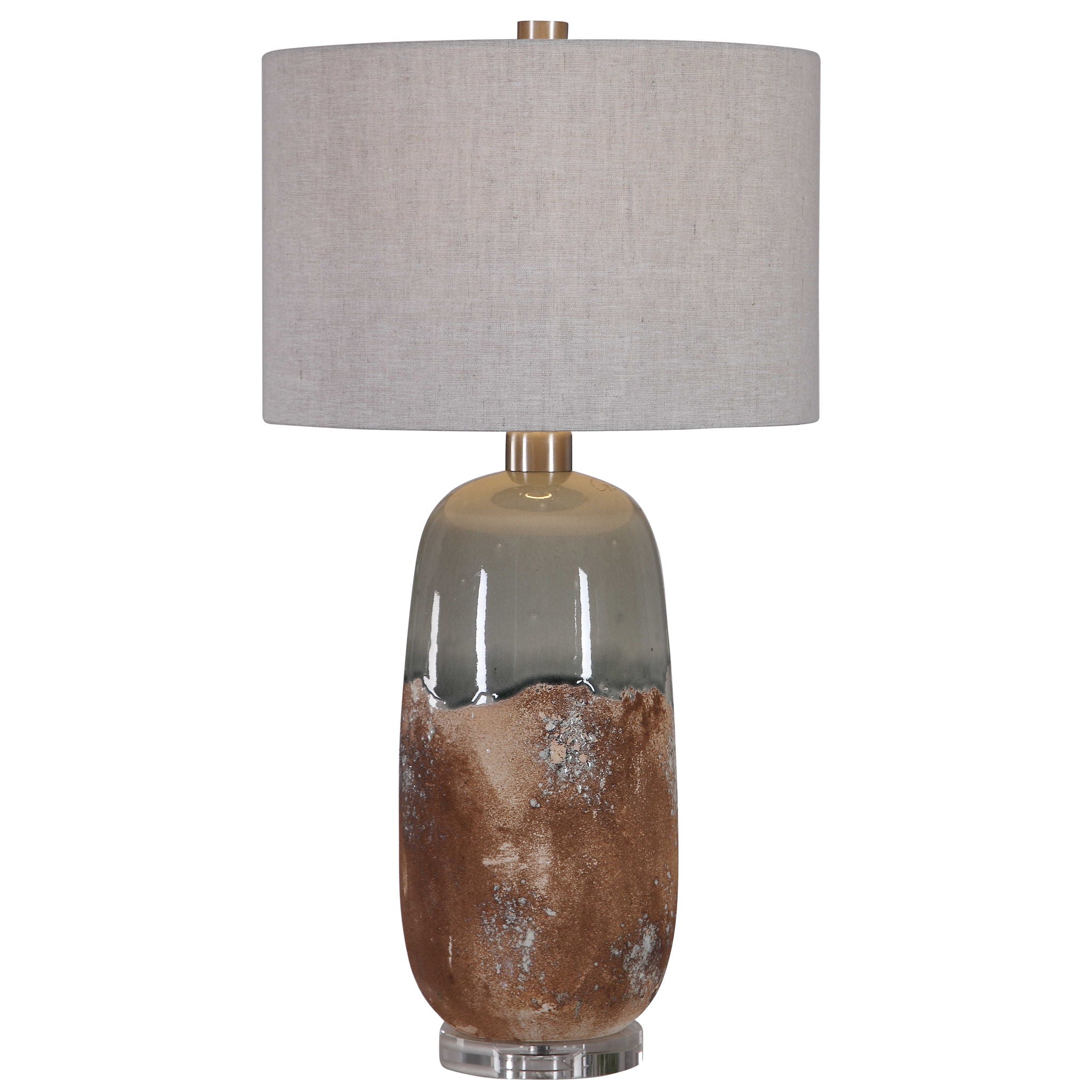 Maggie - Ceramic Table Lamp - Light Brown - Image 1