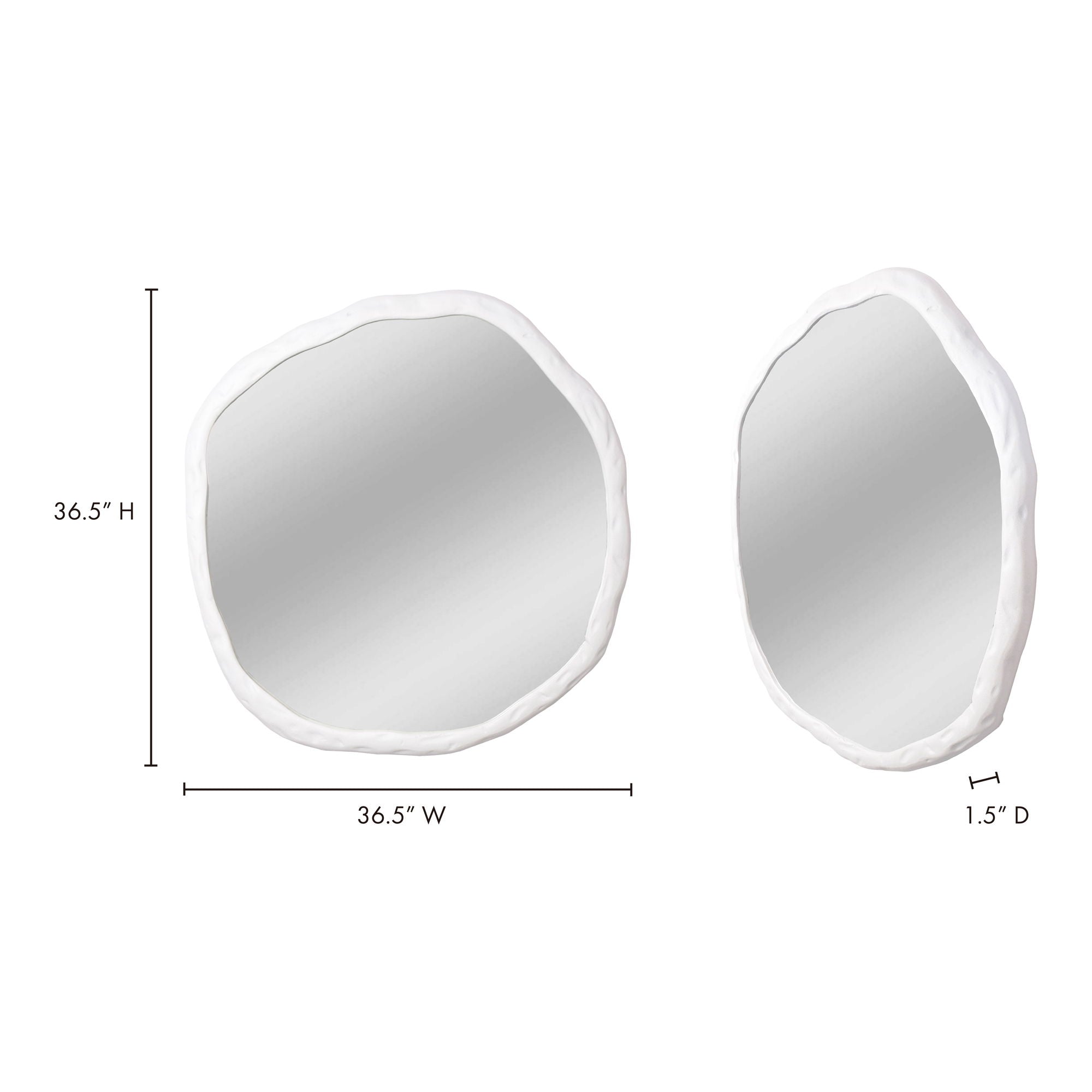 Foundry - Large Mirror - Pearl Silver - Image 3