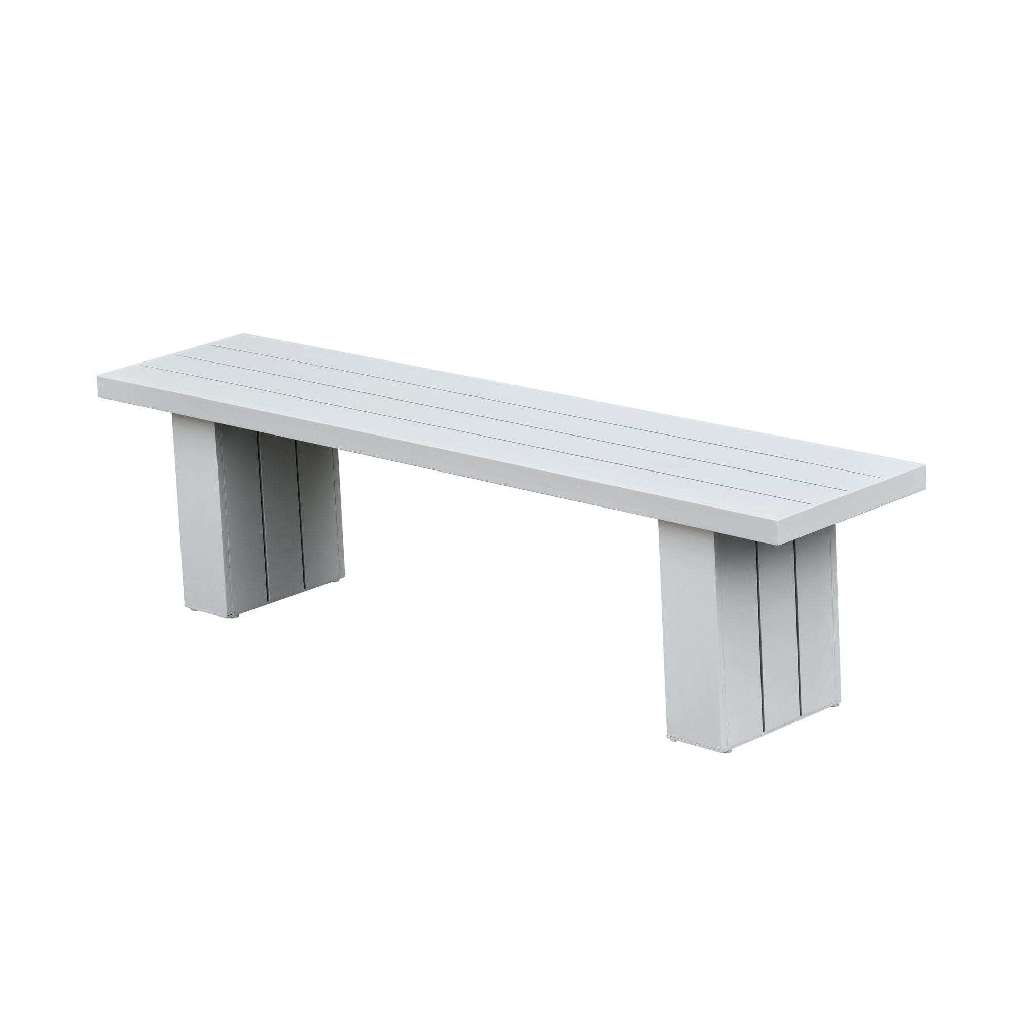 Nash – Outdoor Dining Bench – Buff