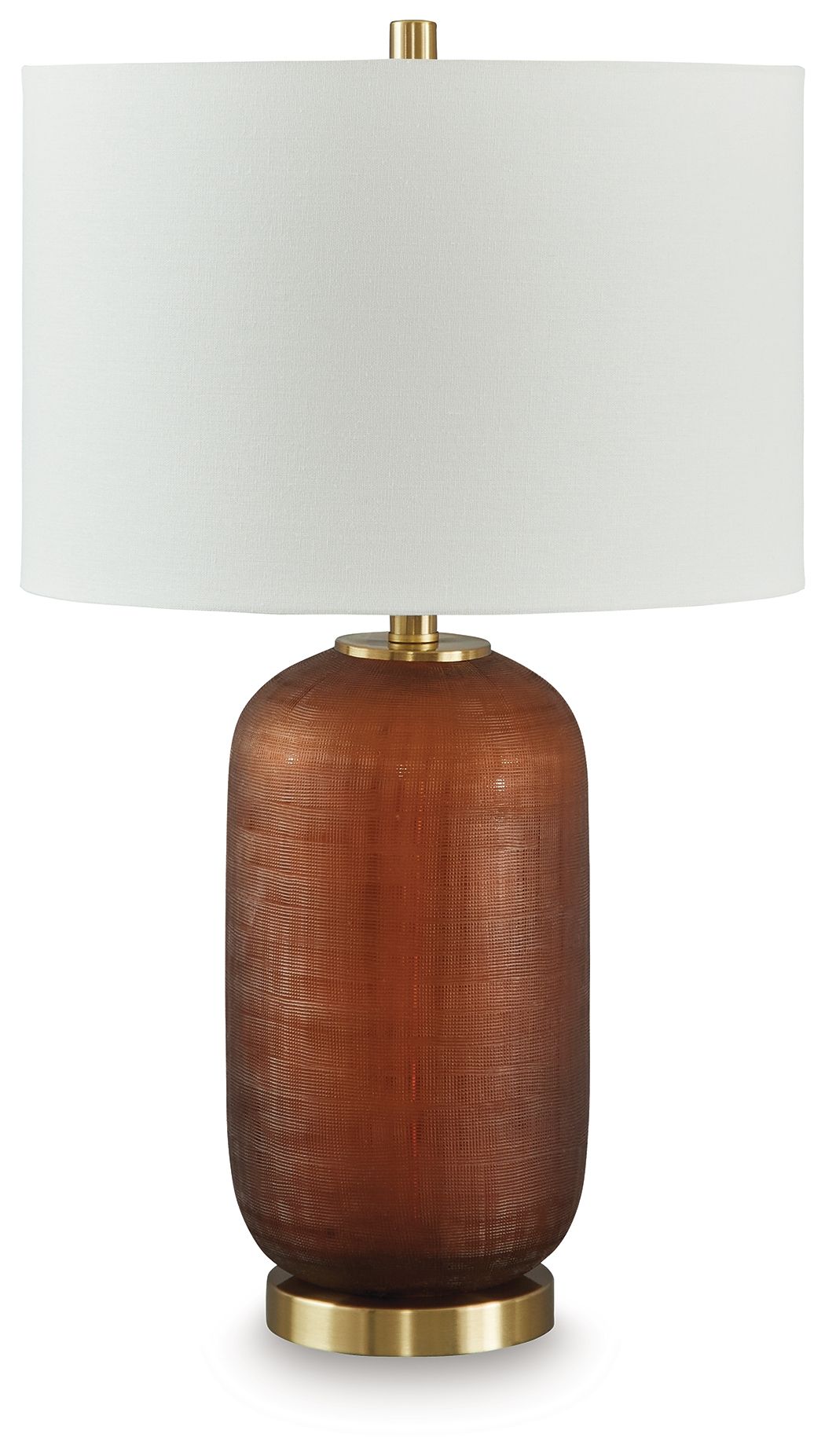 Farberman - Glass Table Lamp - Amber - Image 1
