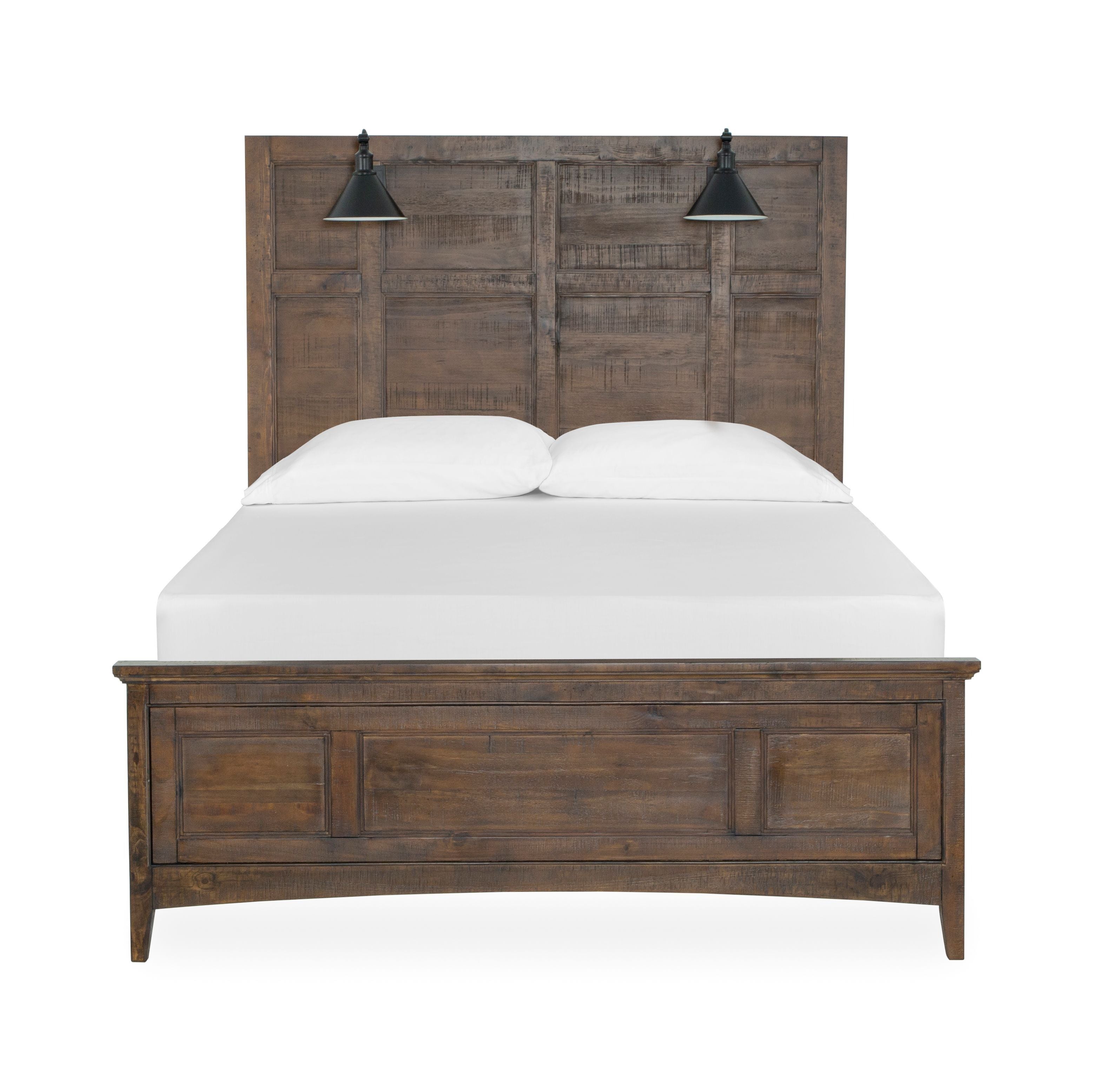 Bay Creek – Complete Lamp Panel Bed With Regular Rails