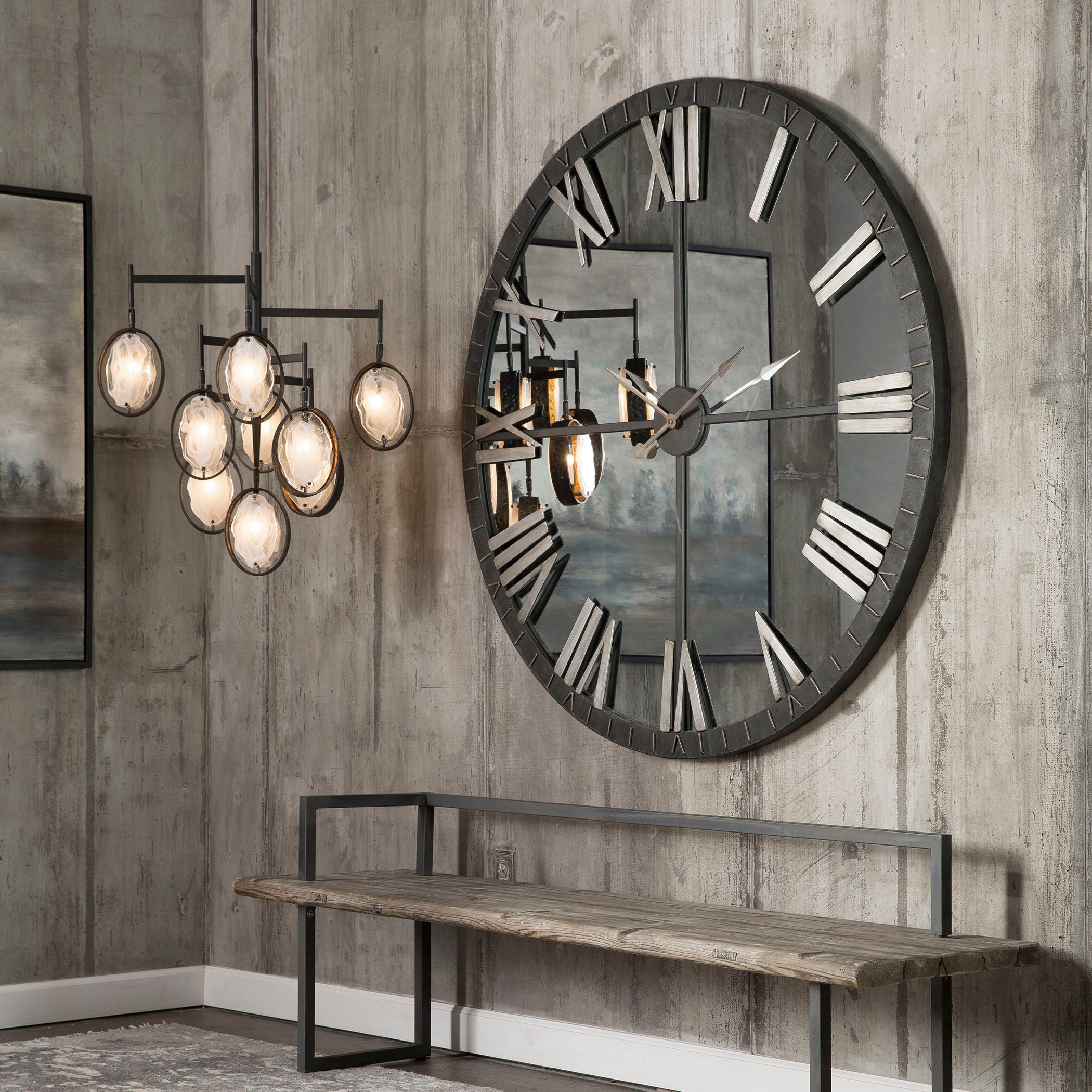 Amelie - Large Wall Clock - Bronze - Image 3