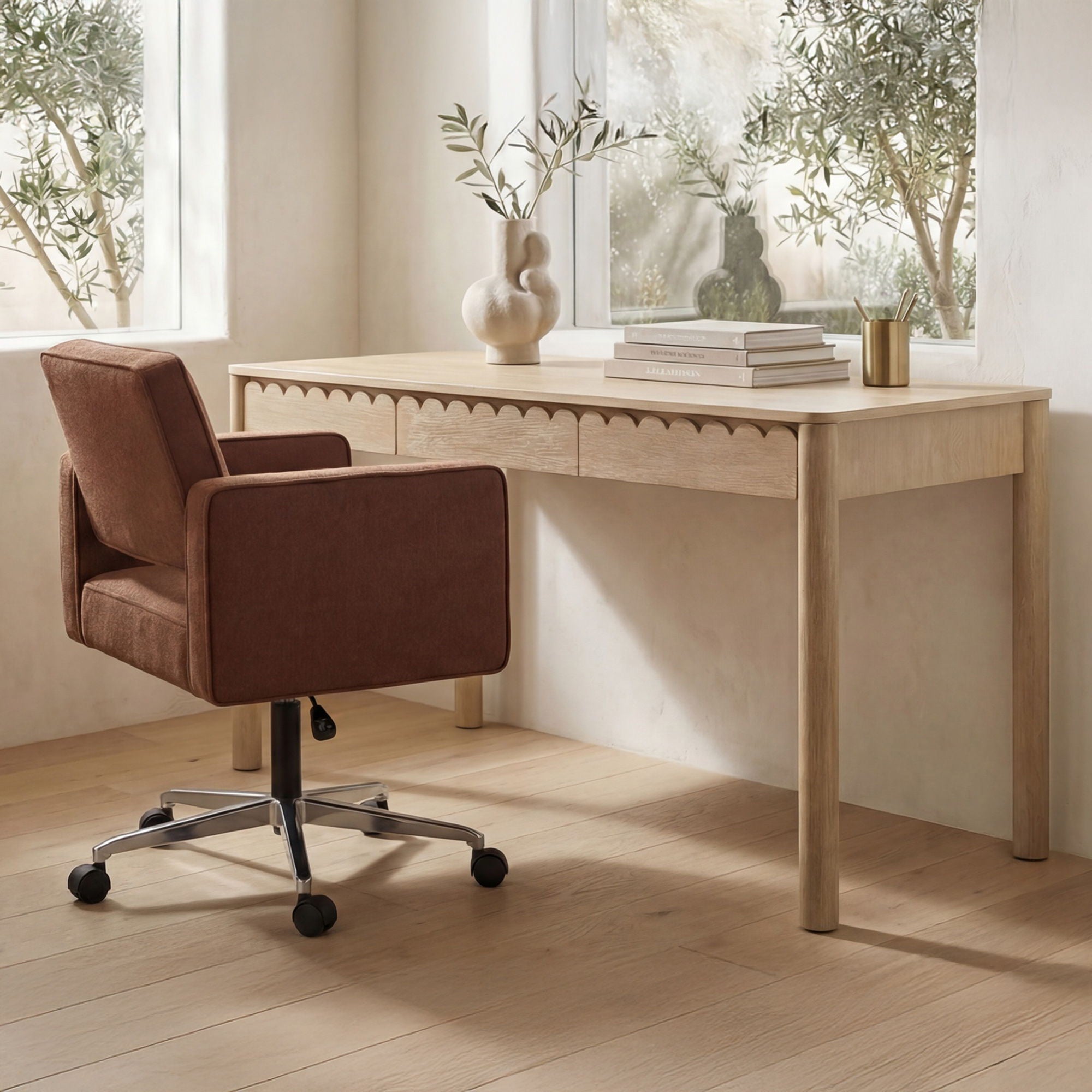 Harris – Office Chair – Burgundy