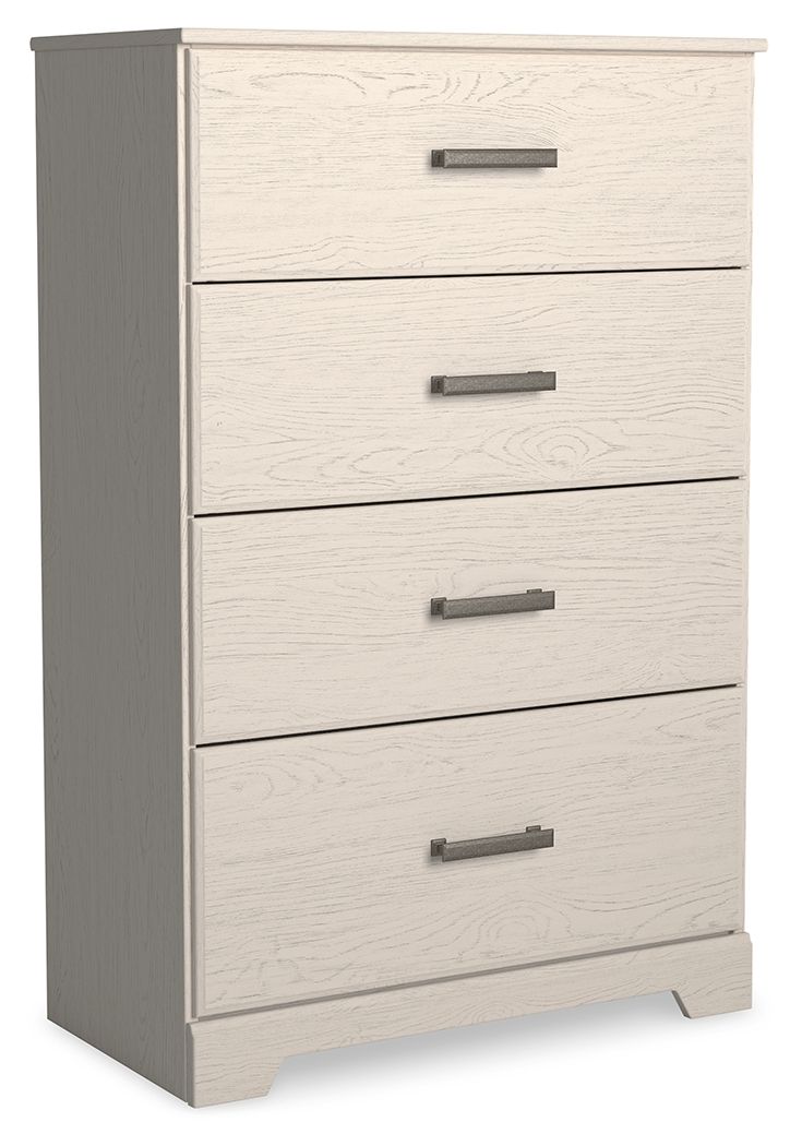 Stelsie – Four Drawer Chest – White