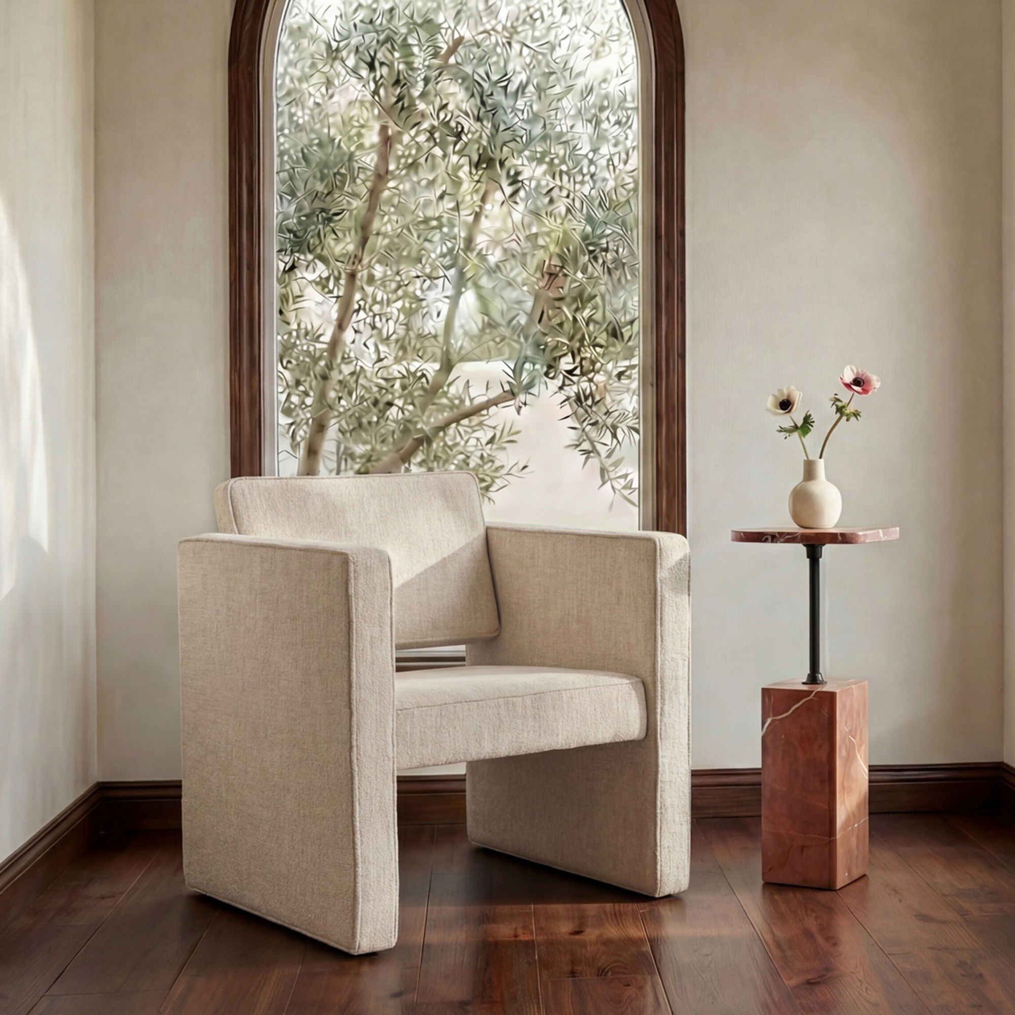 Harris – Accent Chair – Oat / Beige