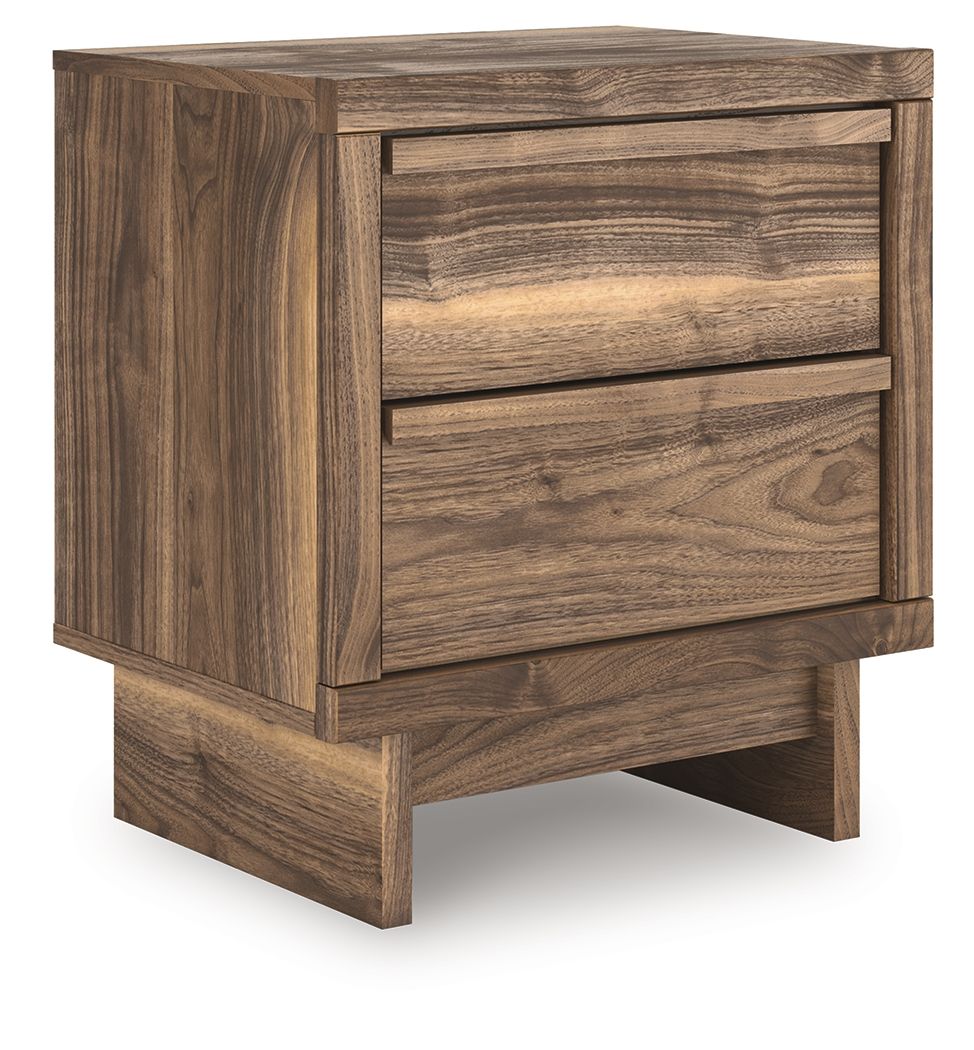 Chirason – Two Drawer Night Stand – Brown