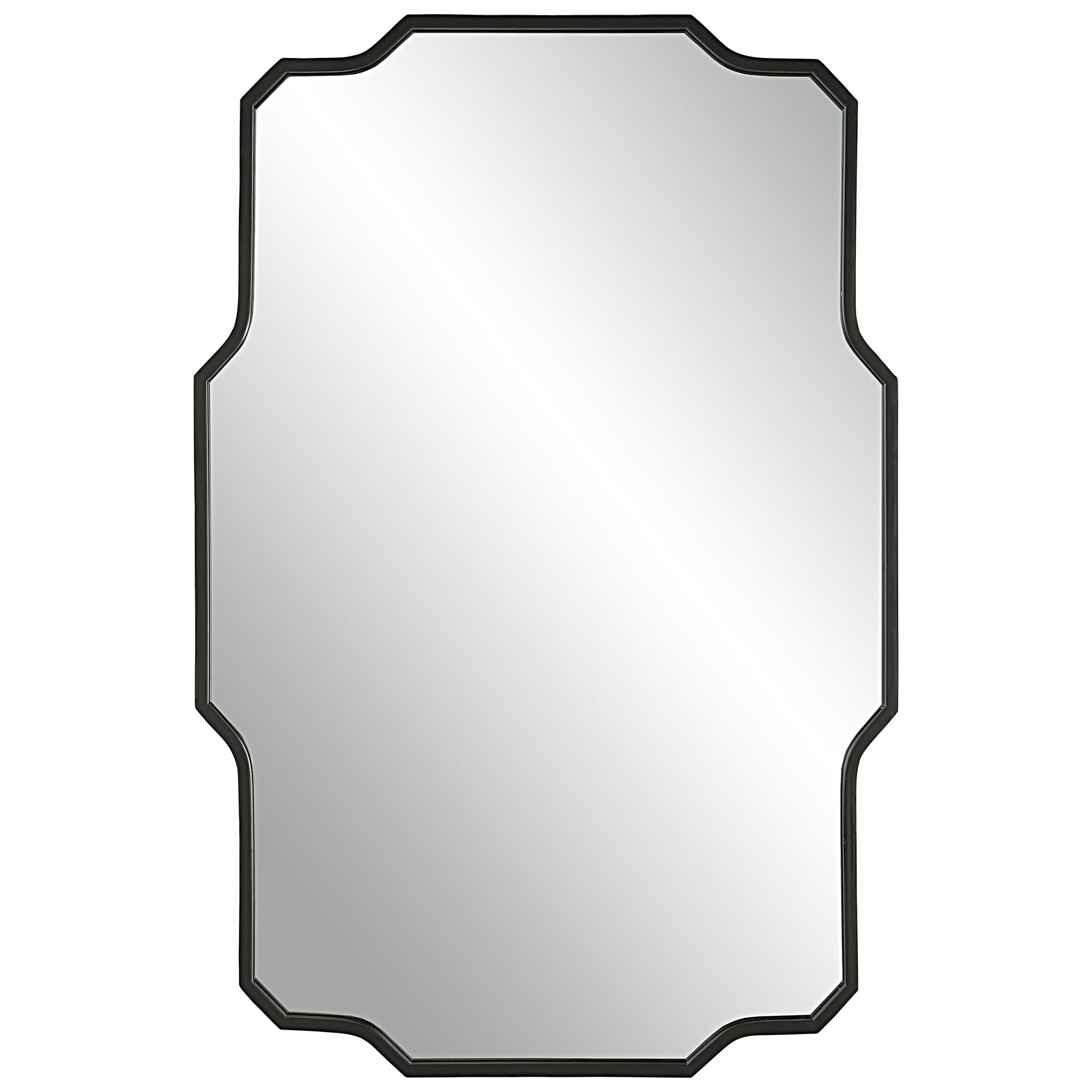 Casmus – Iron Wall Mirror – Black
