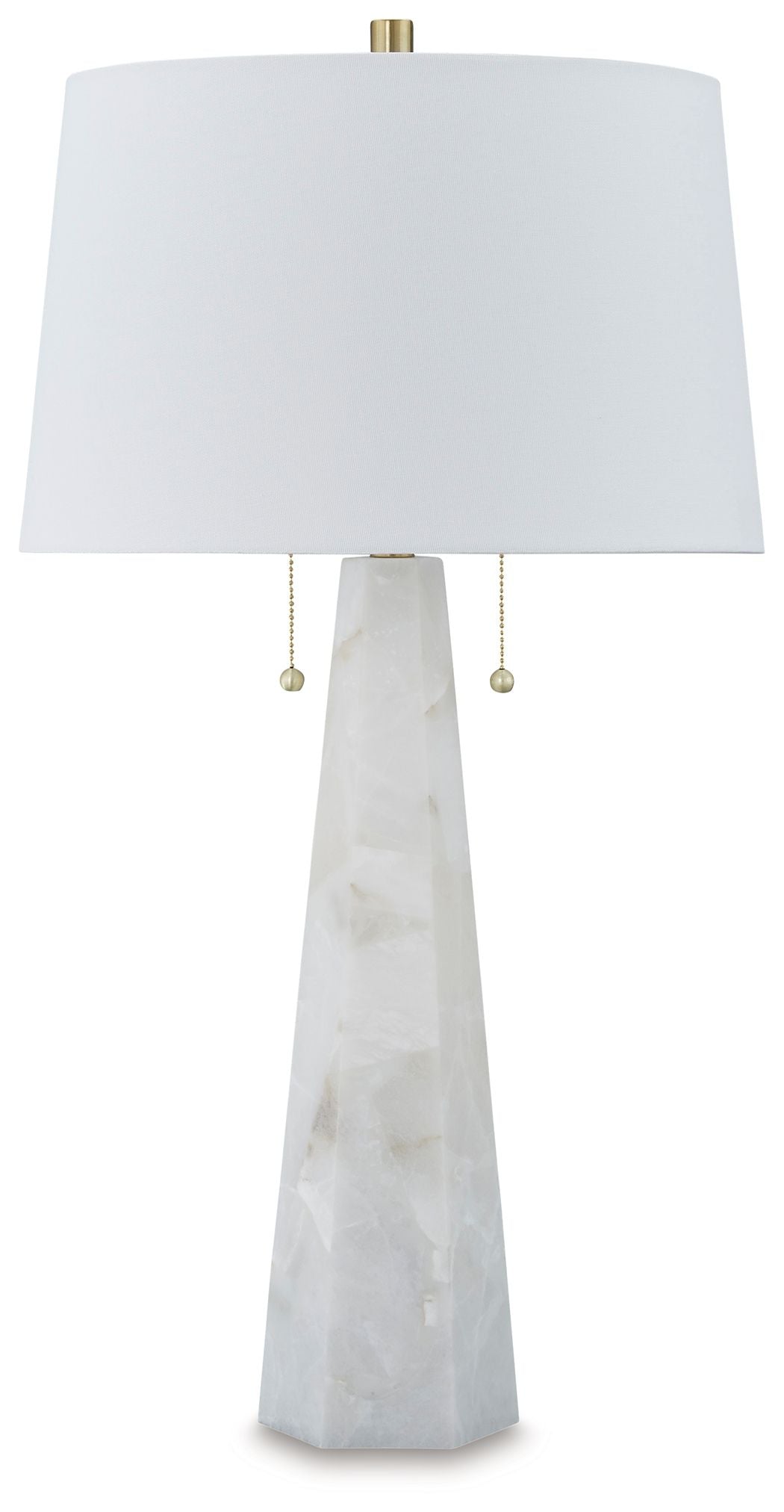 Laurellen - Alabaster Table Lamp - White - Image 1