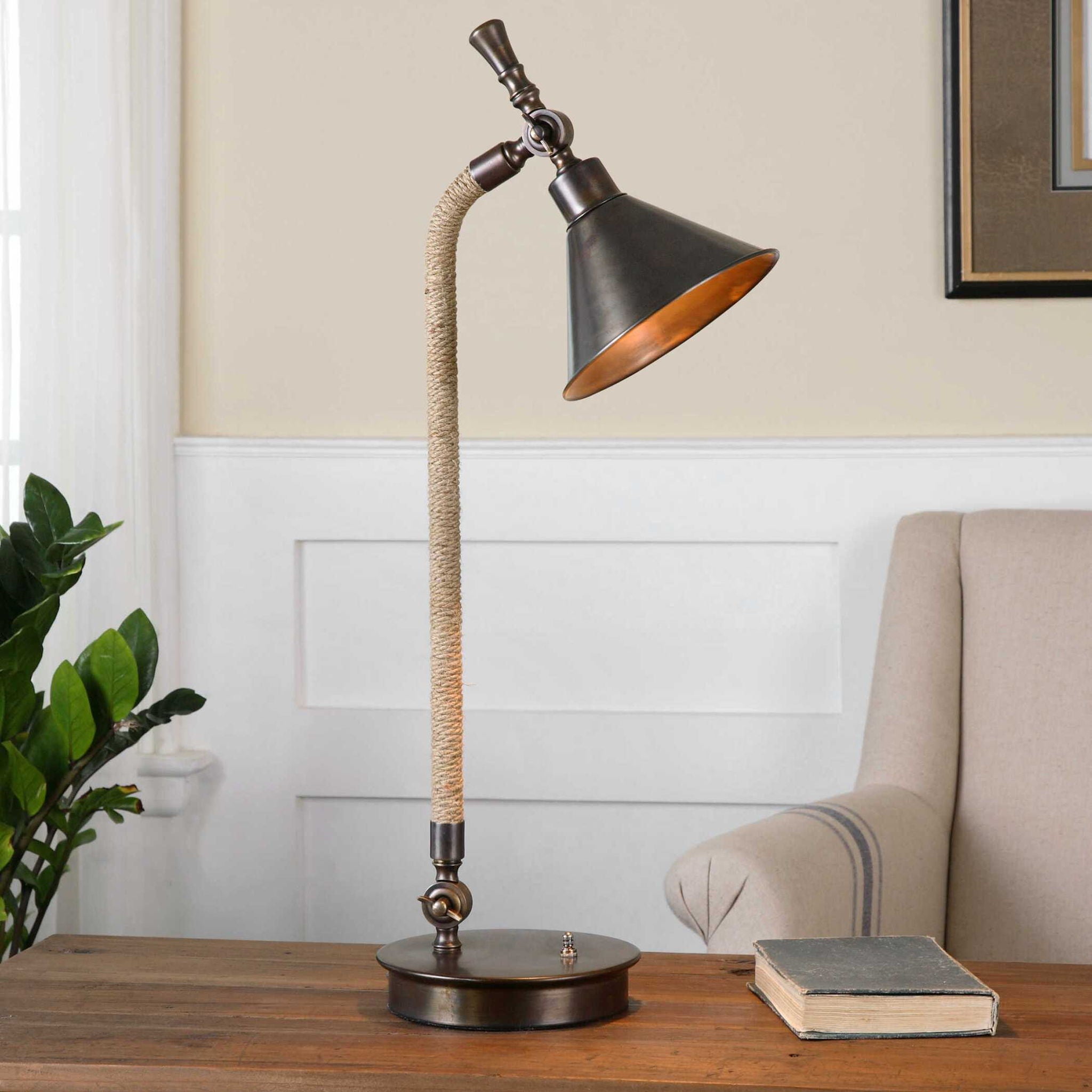 Duvall Task - Lamp - Dark Brown - Image 3
