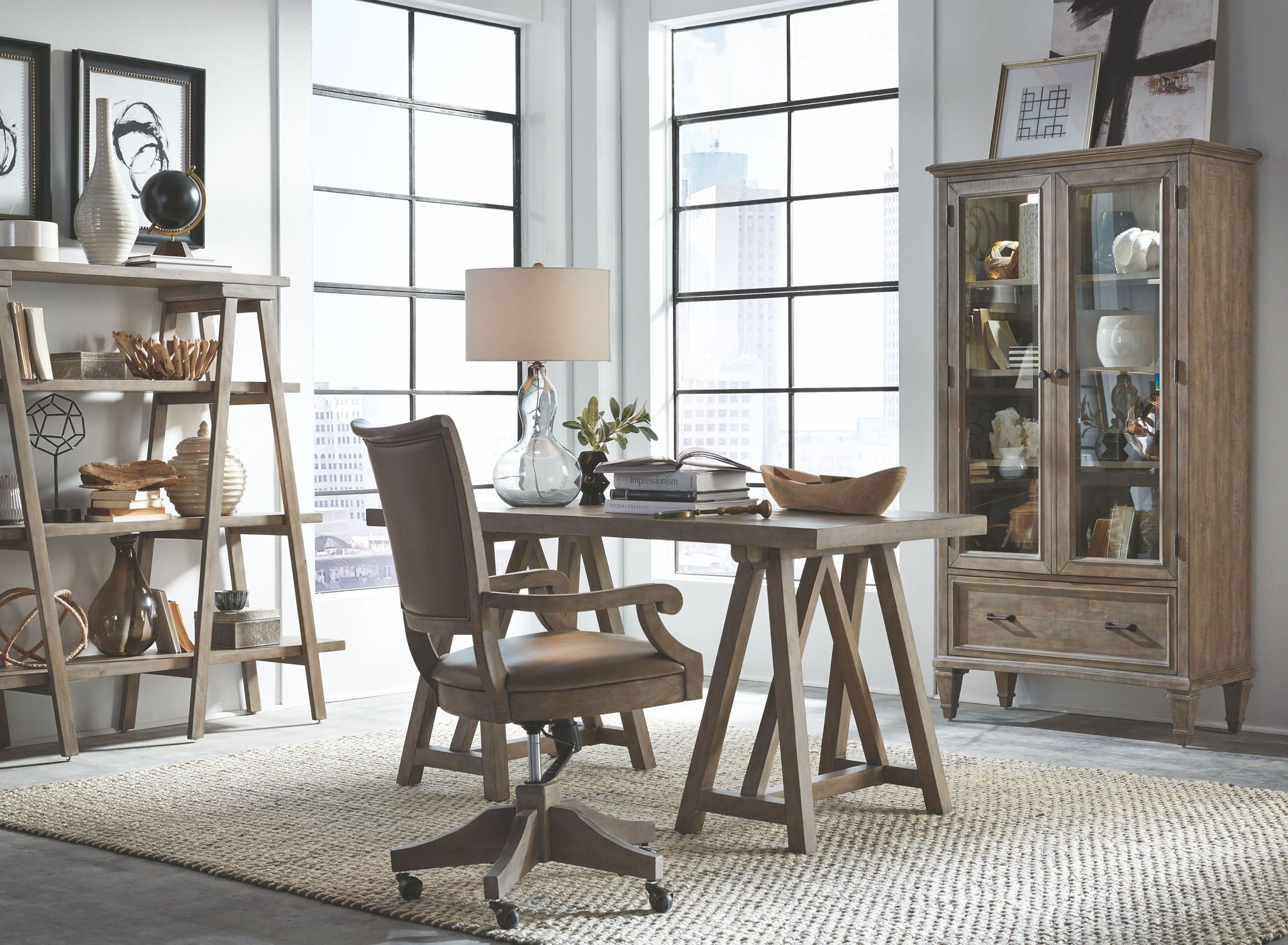Lancaster - Desk - Dove Tail Gray - Image 3